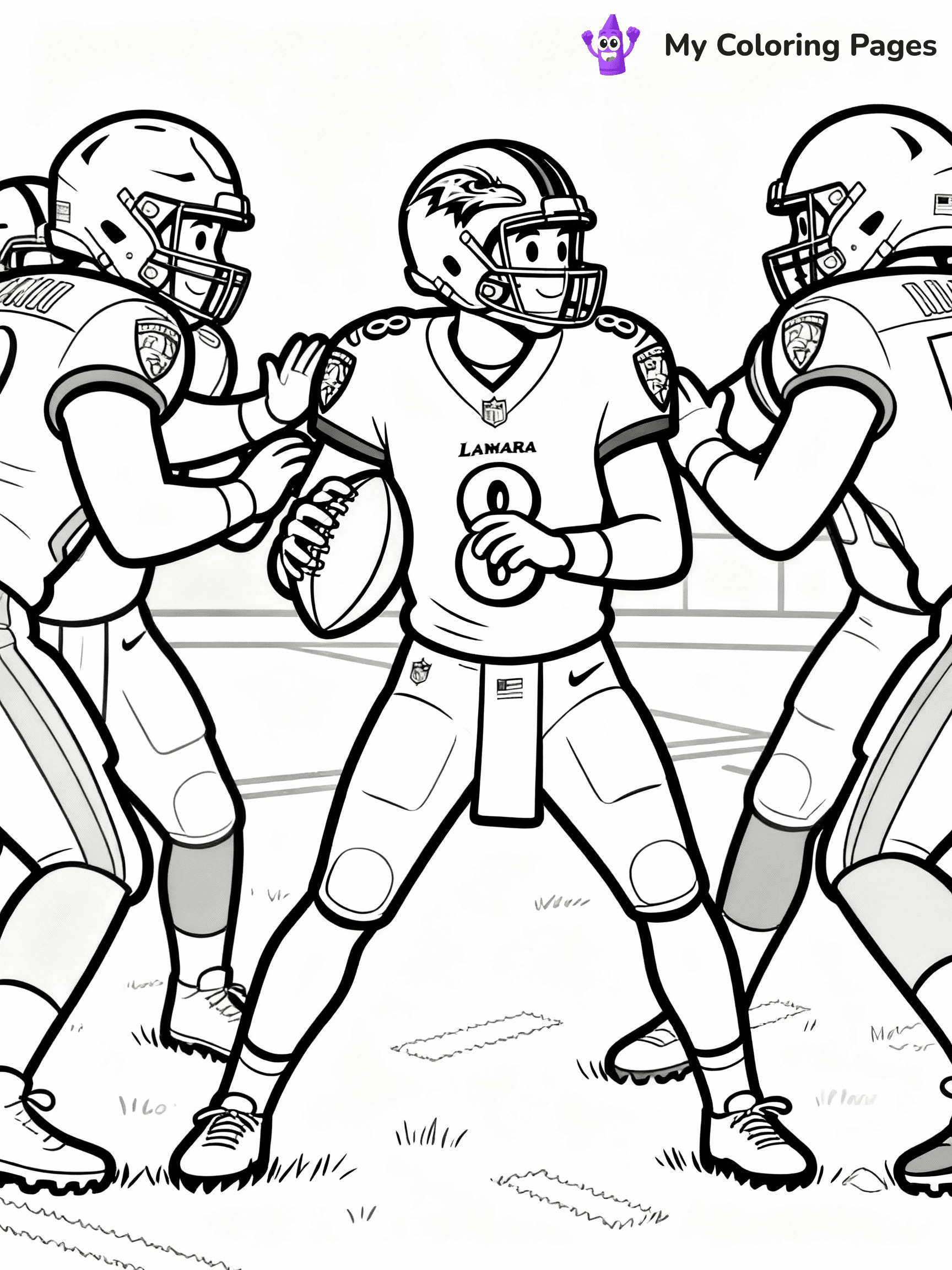 NFL Coloring Pages - 23