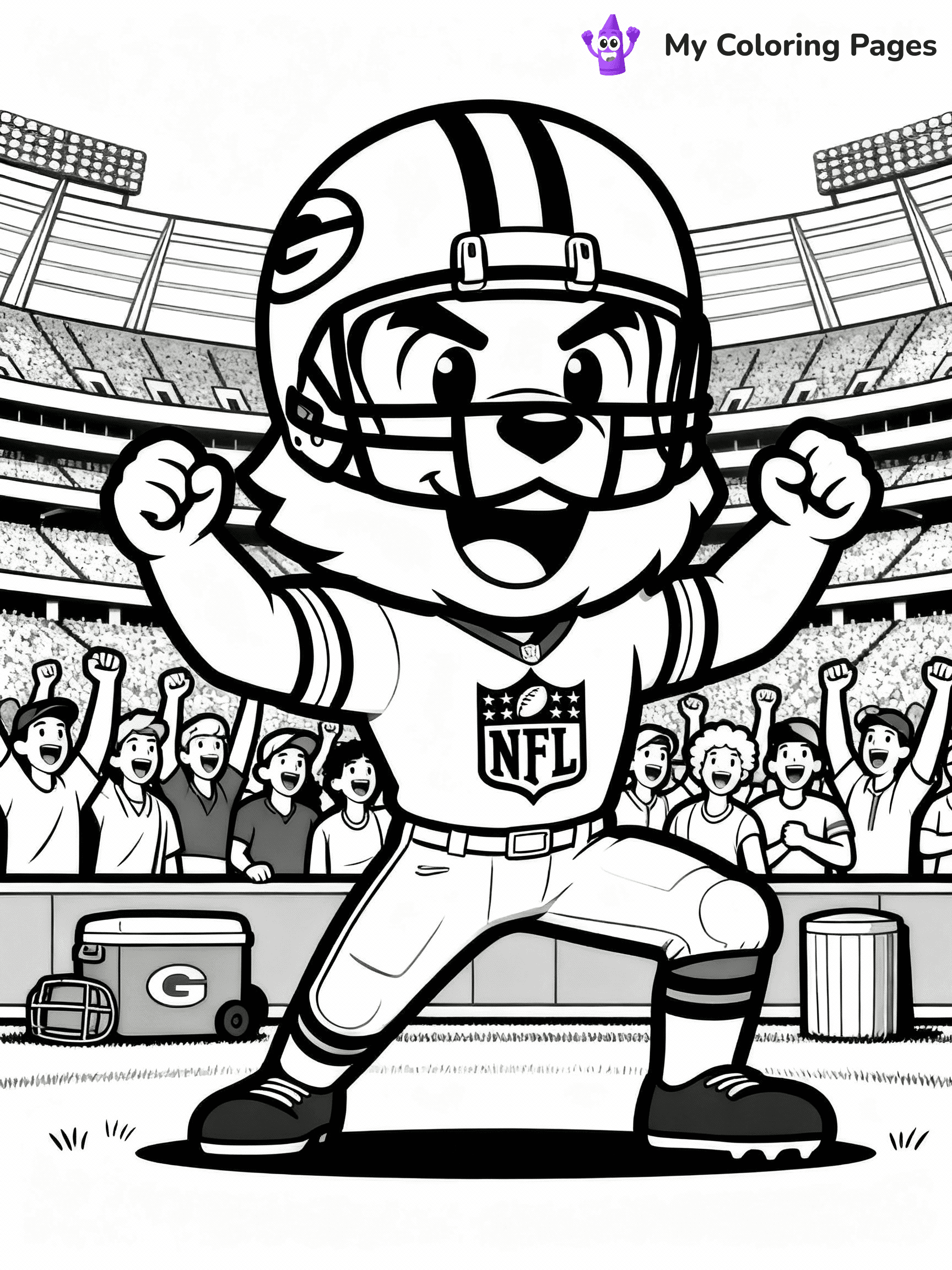 NFL Coloring Pages - 19