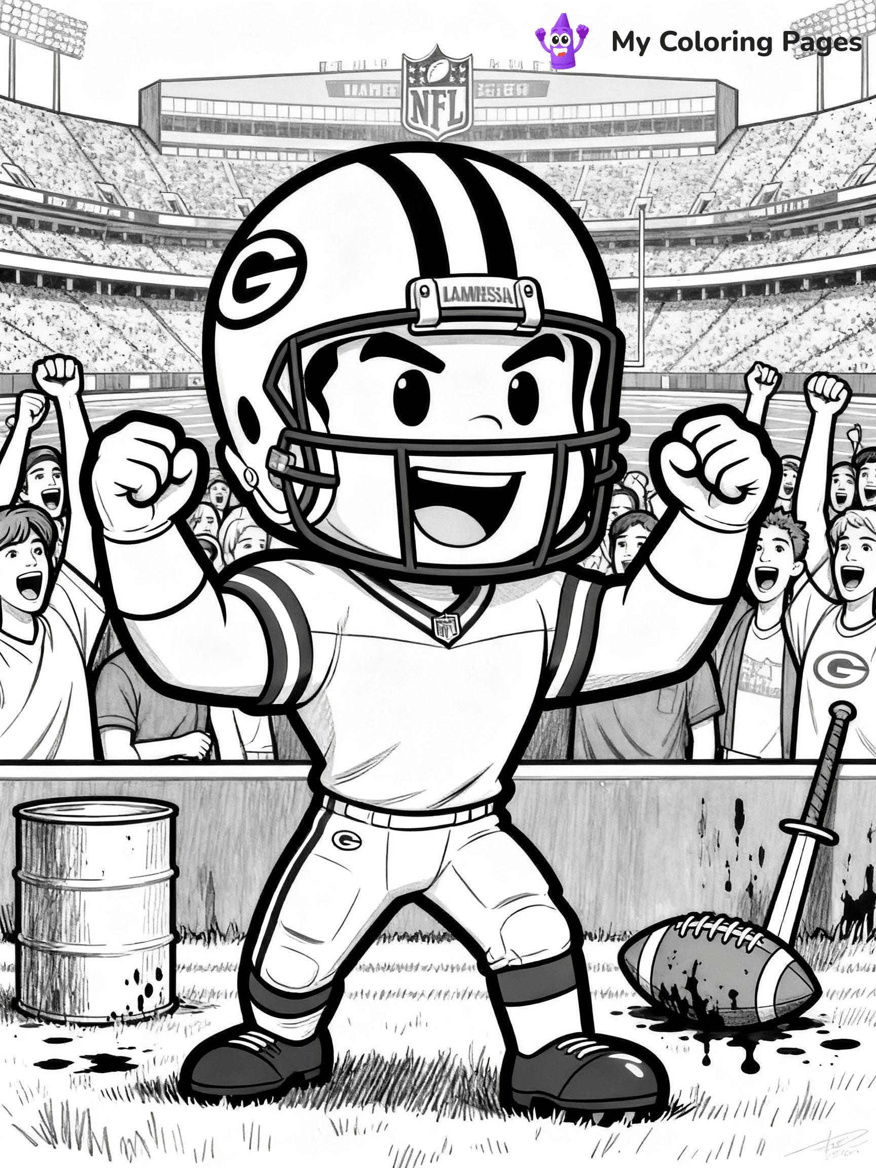 NFL Coloring Pages - 18