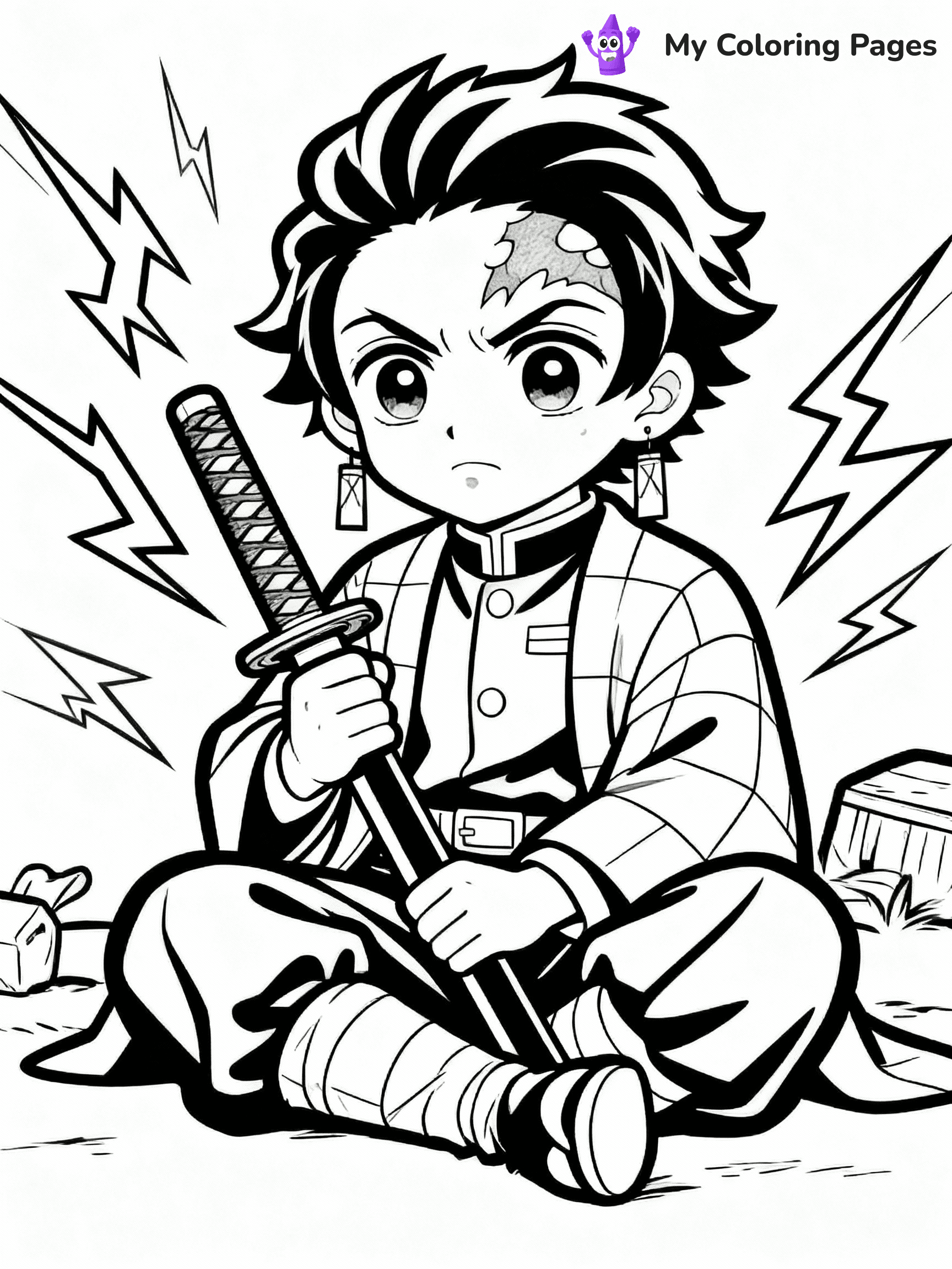 Demon Slayer Coloring Pages - 36
