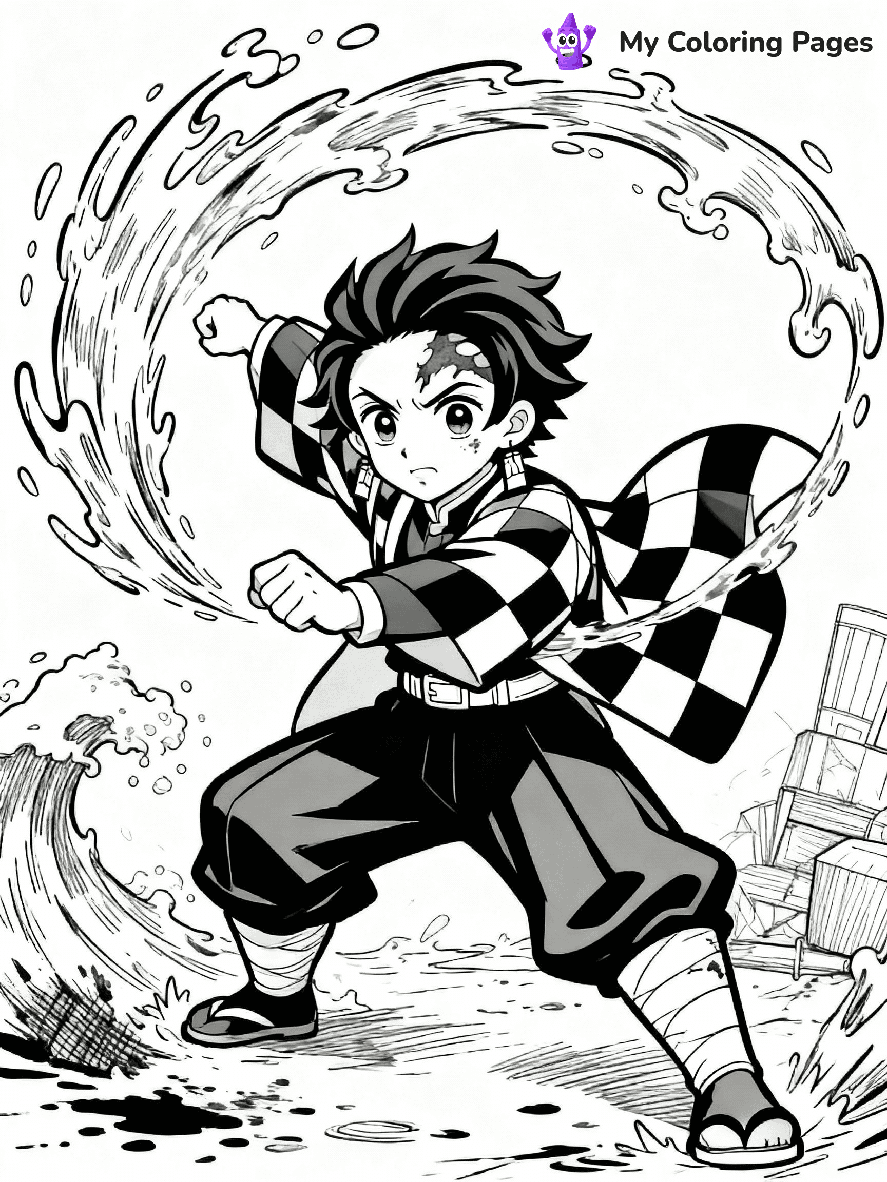Demon Slayer Coloring Pages - 23