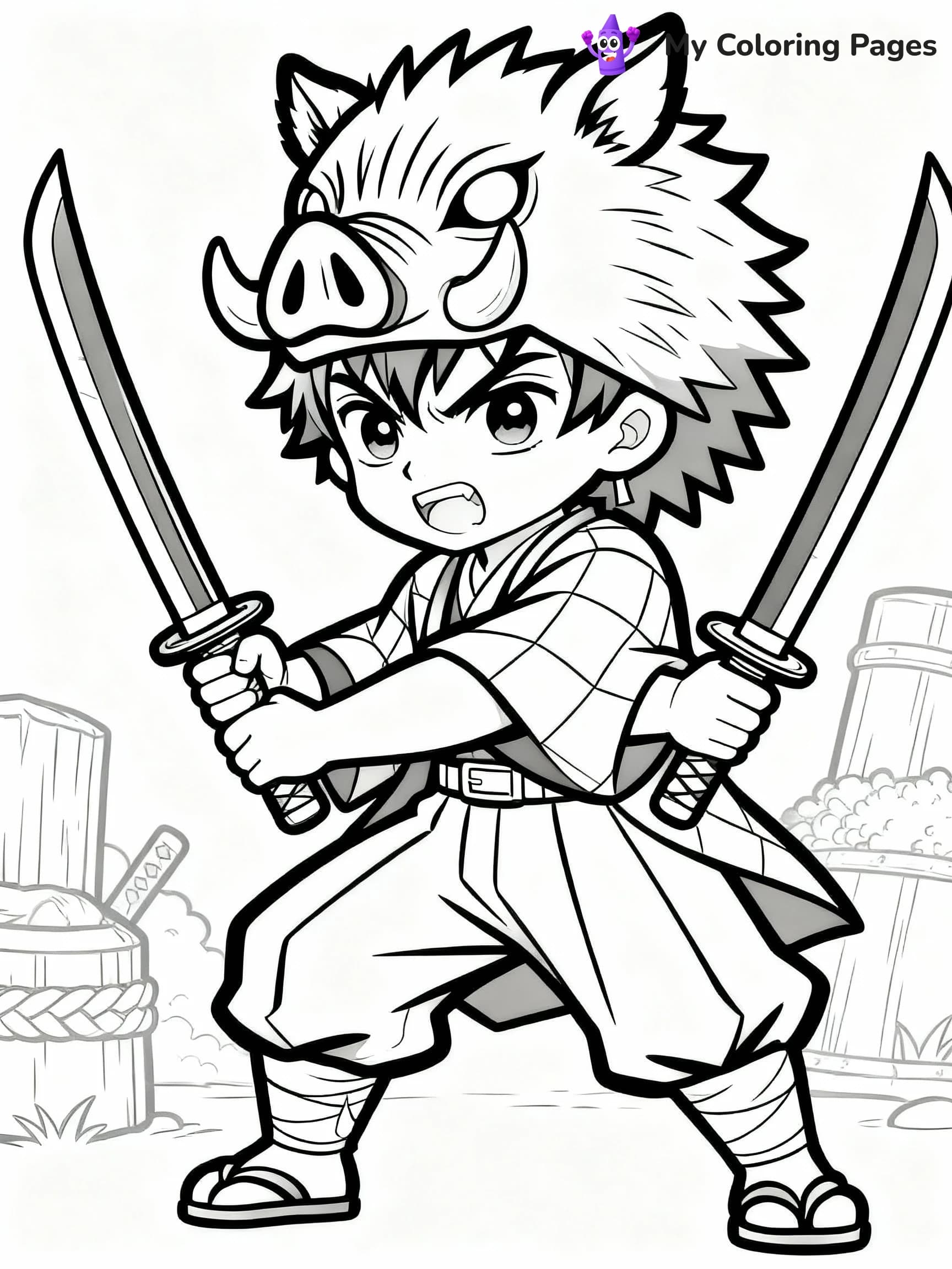 Demon Slayer Coloring Pages - 19