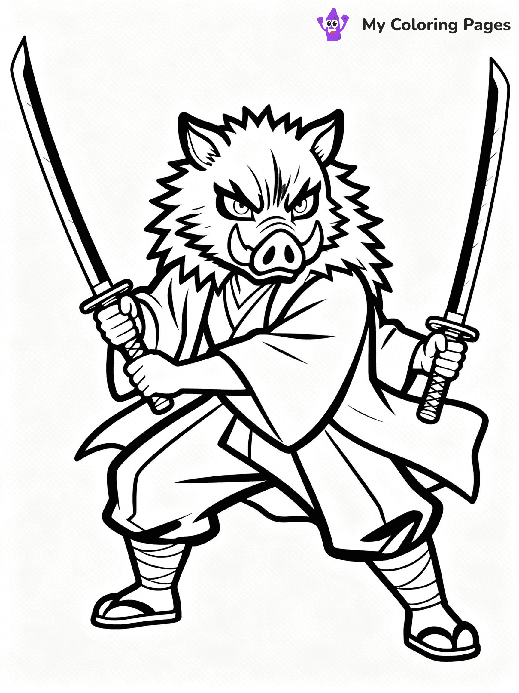 Demon Slayer Coloring Pages - 17