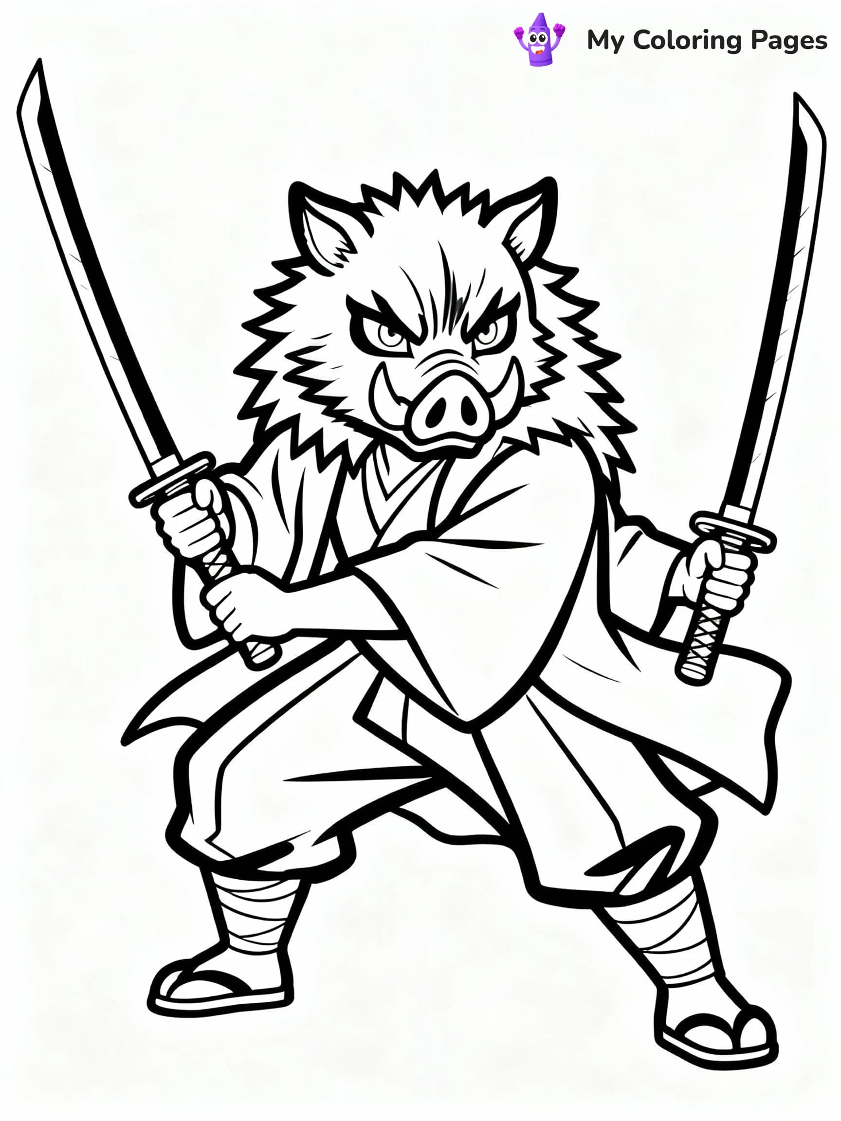 Demon Slayer Coloring Pages - 17