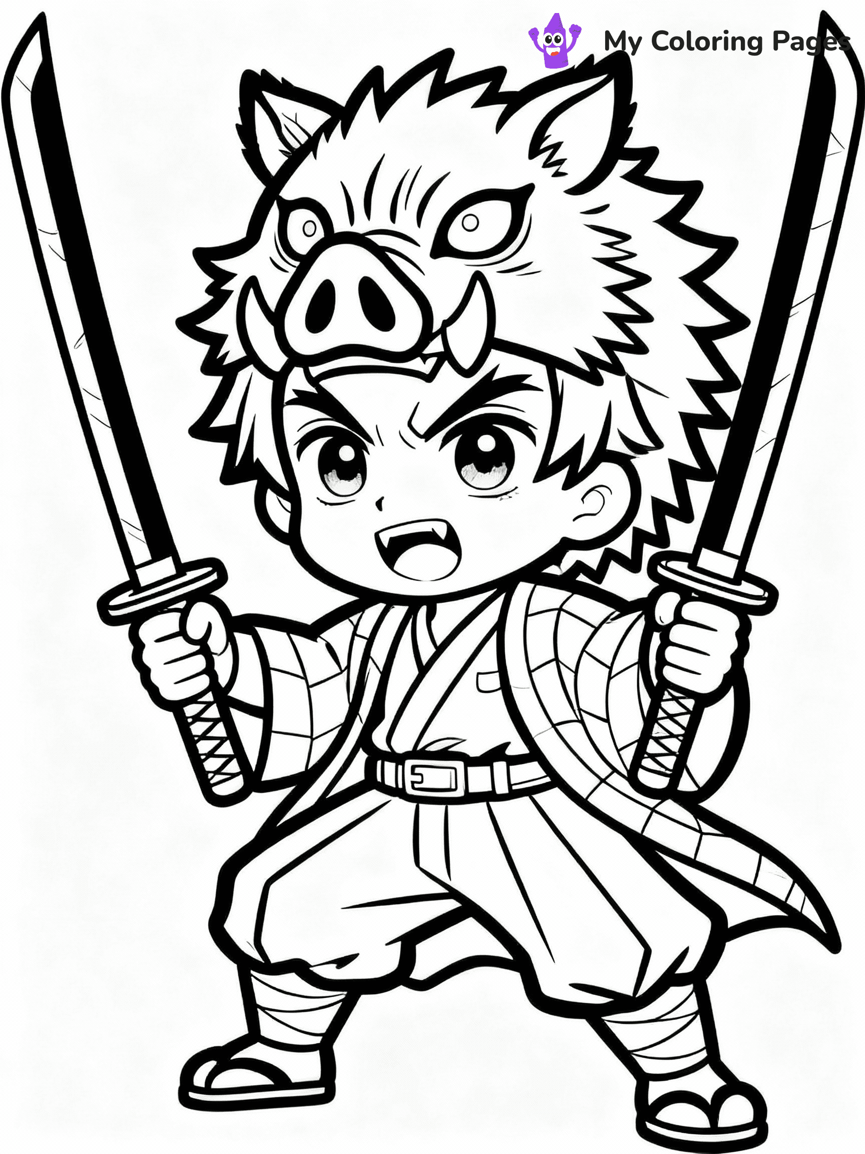 Demon Slayer Coloring Pages - 16