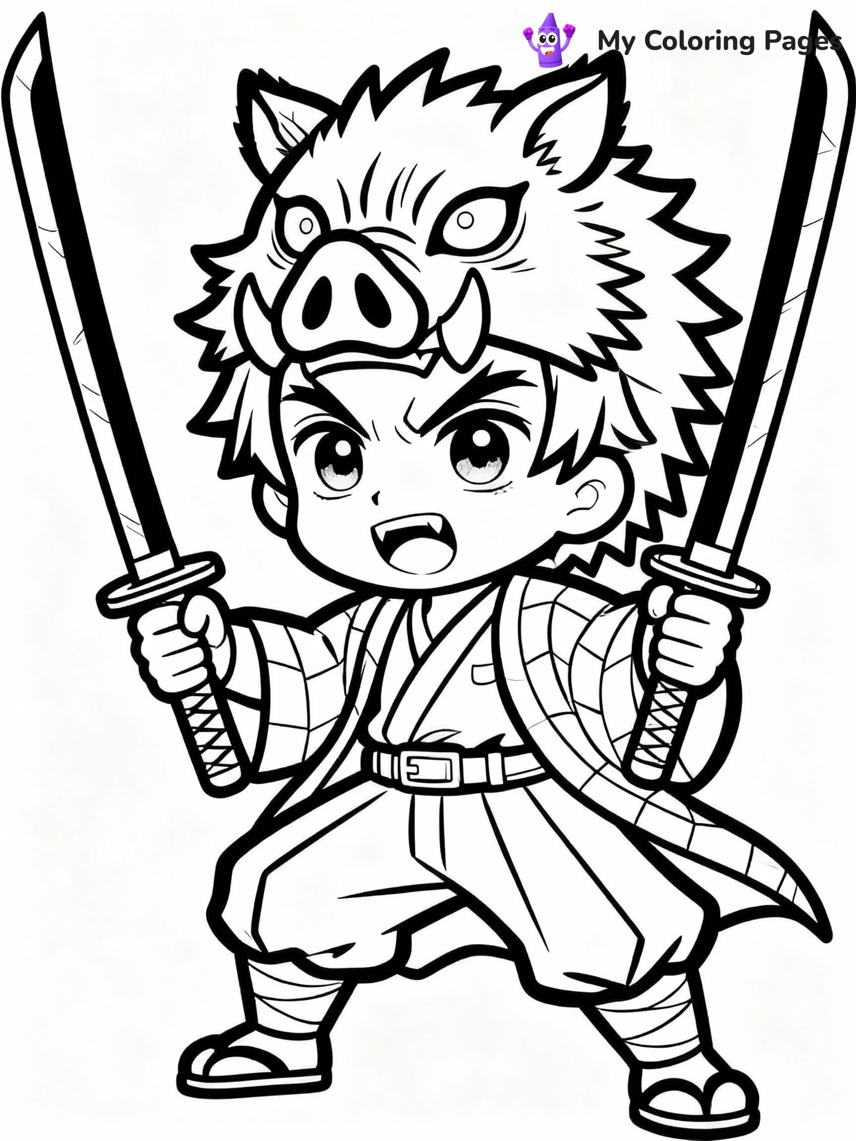 Demon Slayer Coloring Pages - 16
