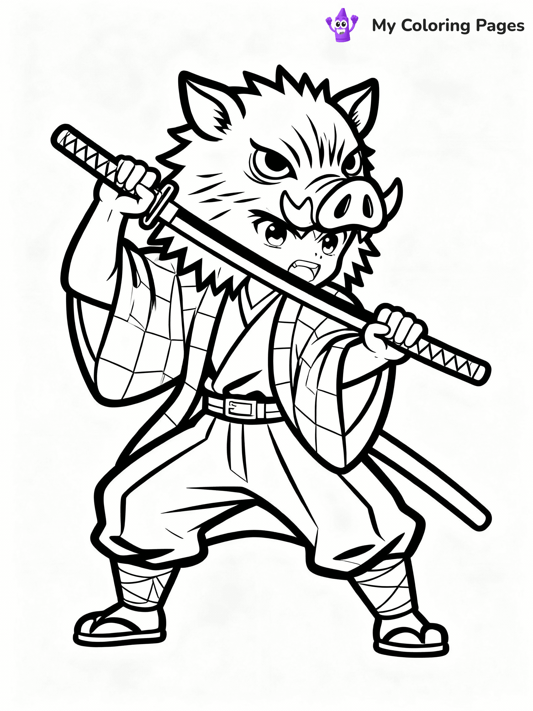 Demon Slayer Coloring Pages - 12