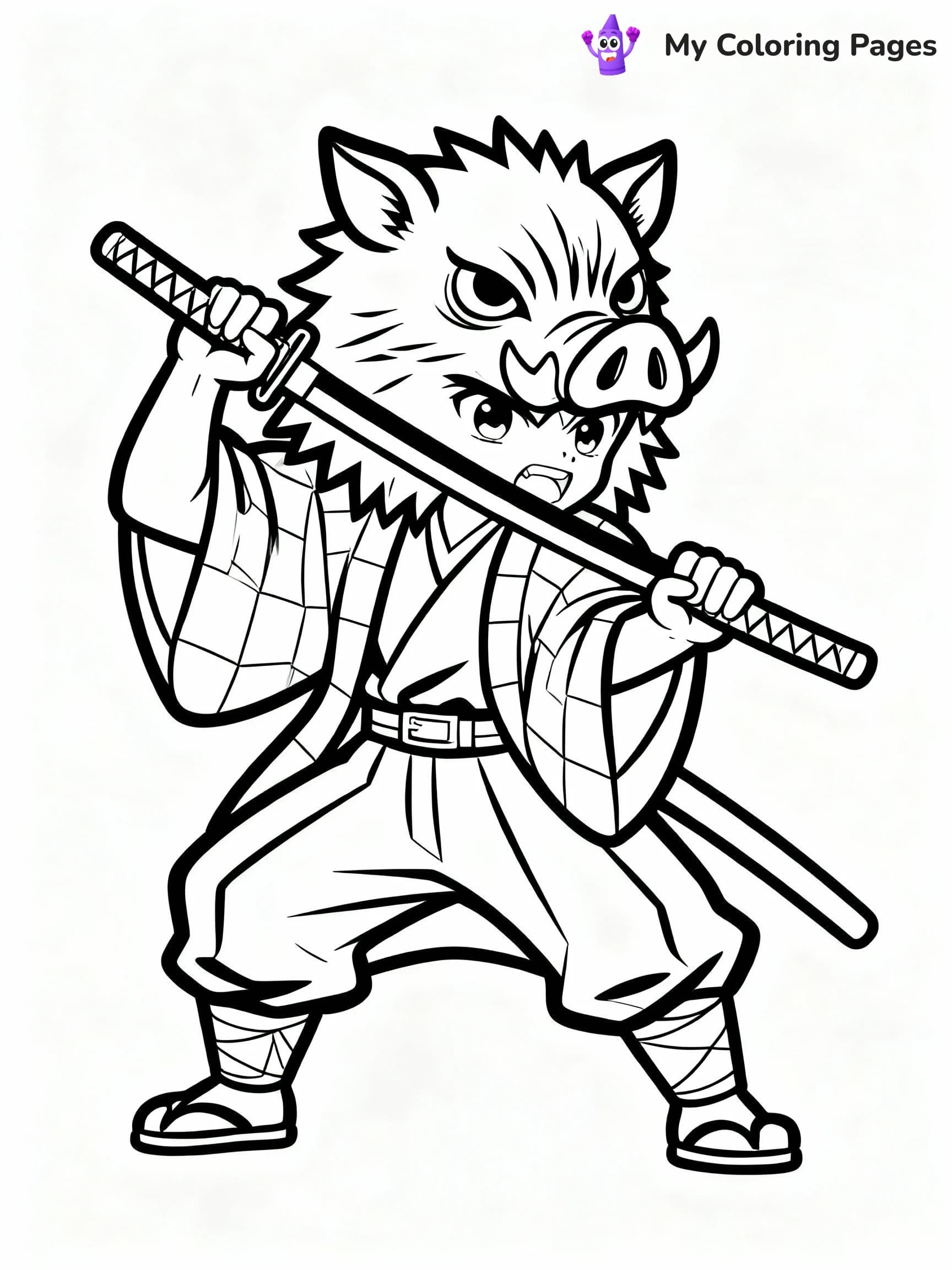 Demon Slayer Coloring Pages - 12