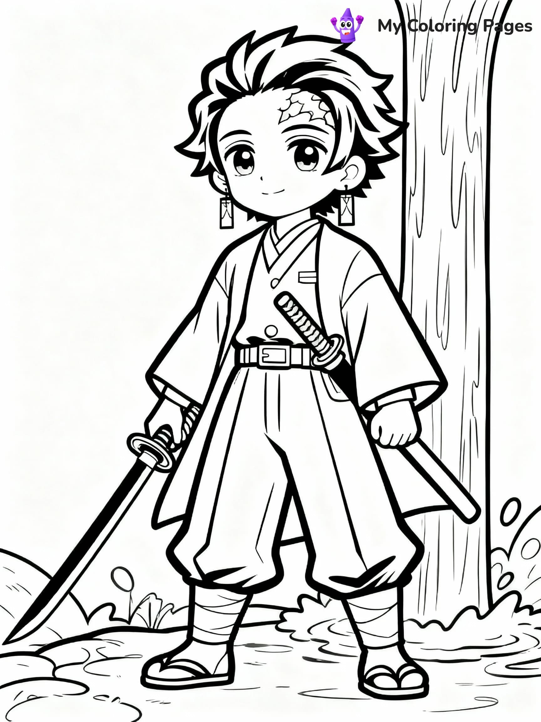 Demon Slayer Coloring Pages - 5