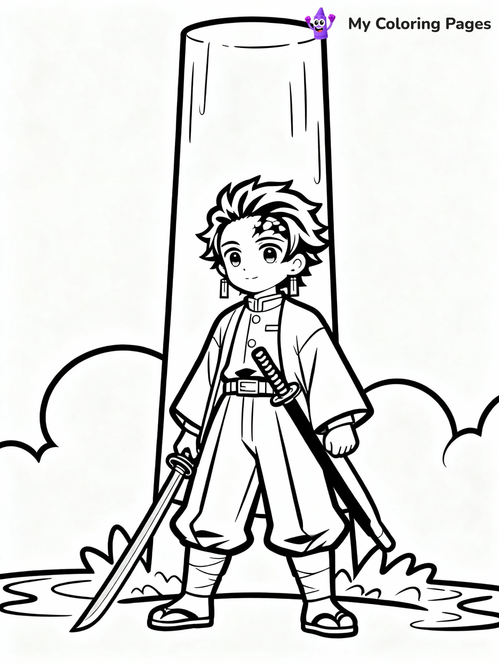 Demon Slayer Coloring Pages - 3