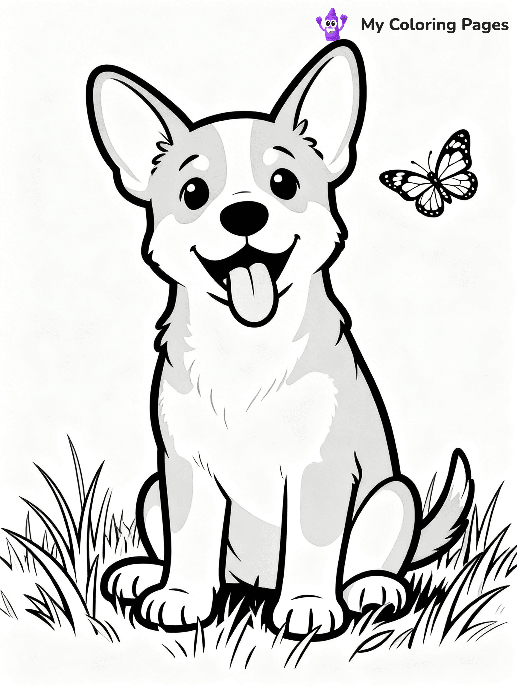 Easy Animal Coloring Pages - 32