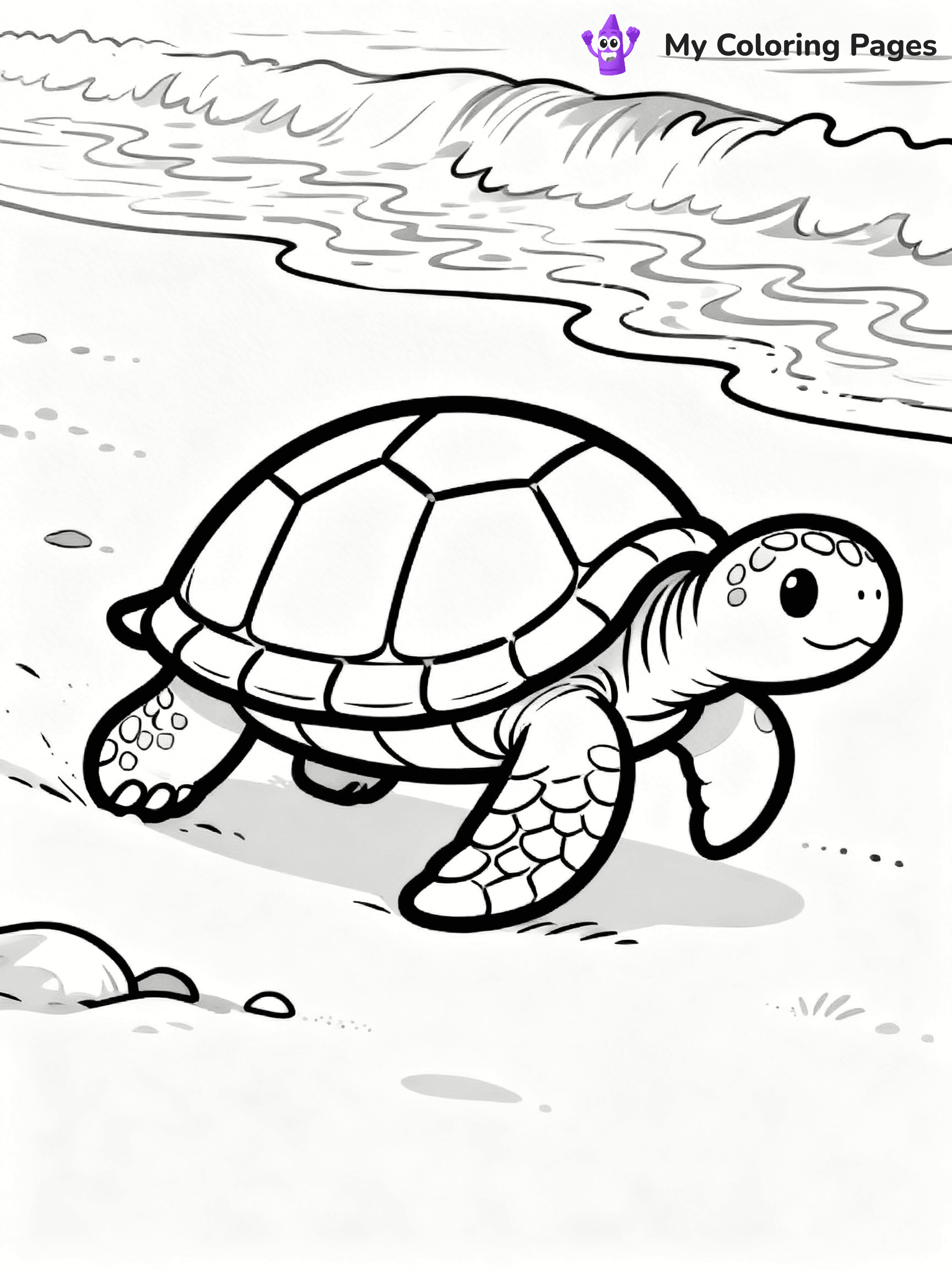 Easy Animal Coloring Pages - 21