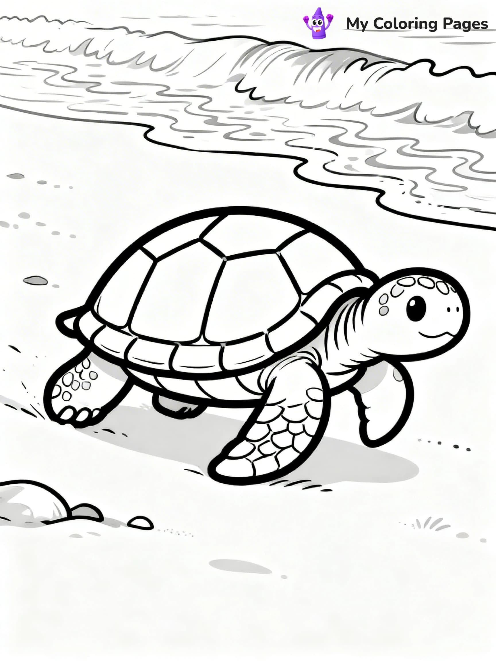 Easy Animal Coloring Pages - 21