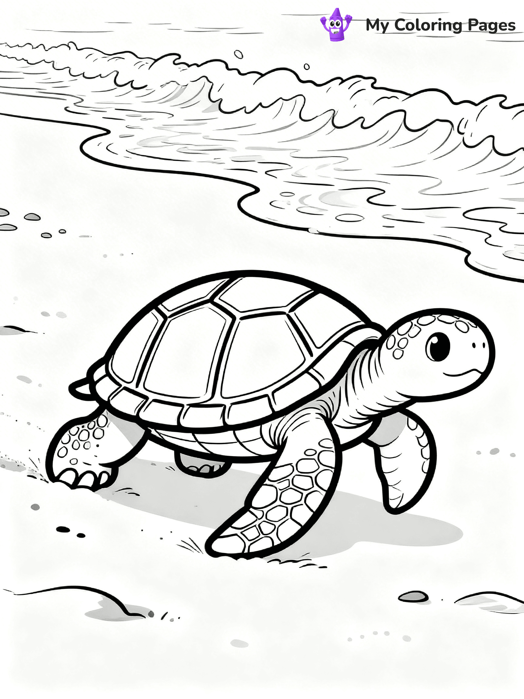 Easy Animal Coloring Pages - 19