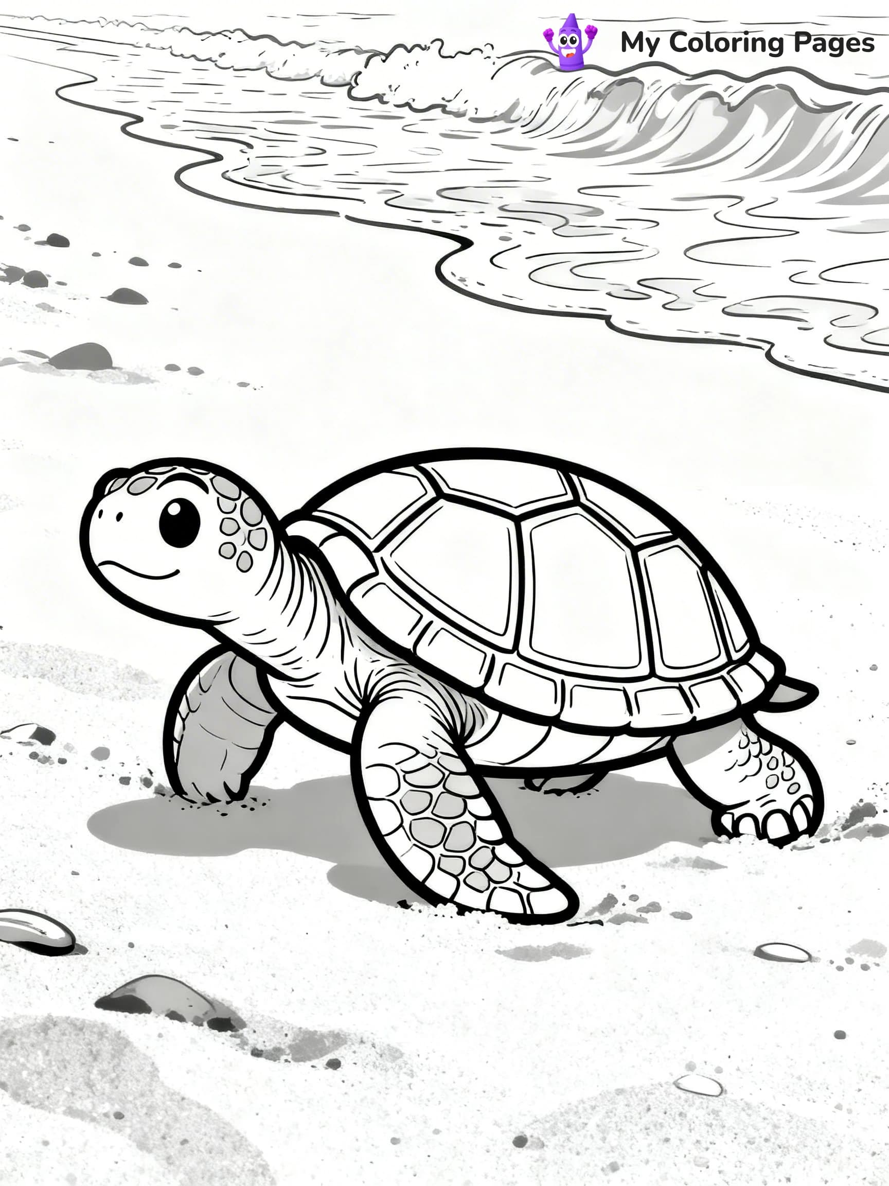 Easy Animal Coloring Pages - 18