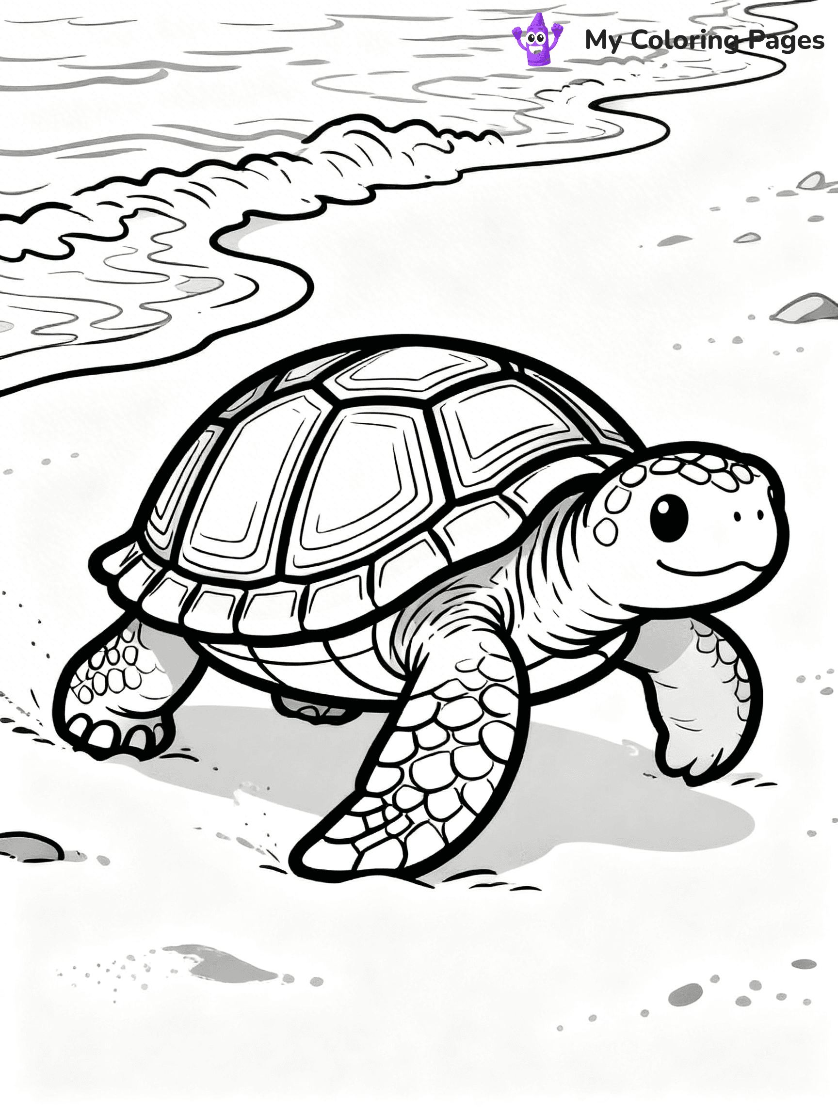 Easy Animal Coloring Pages - 16