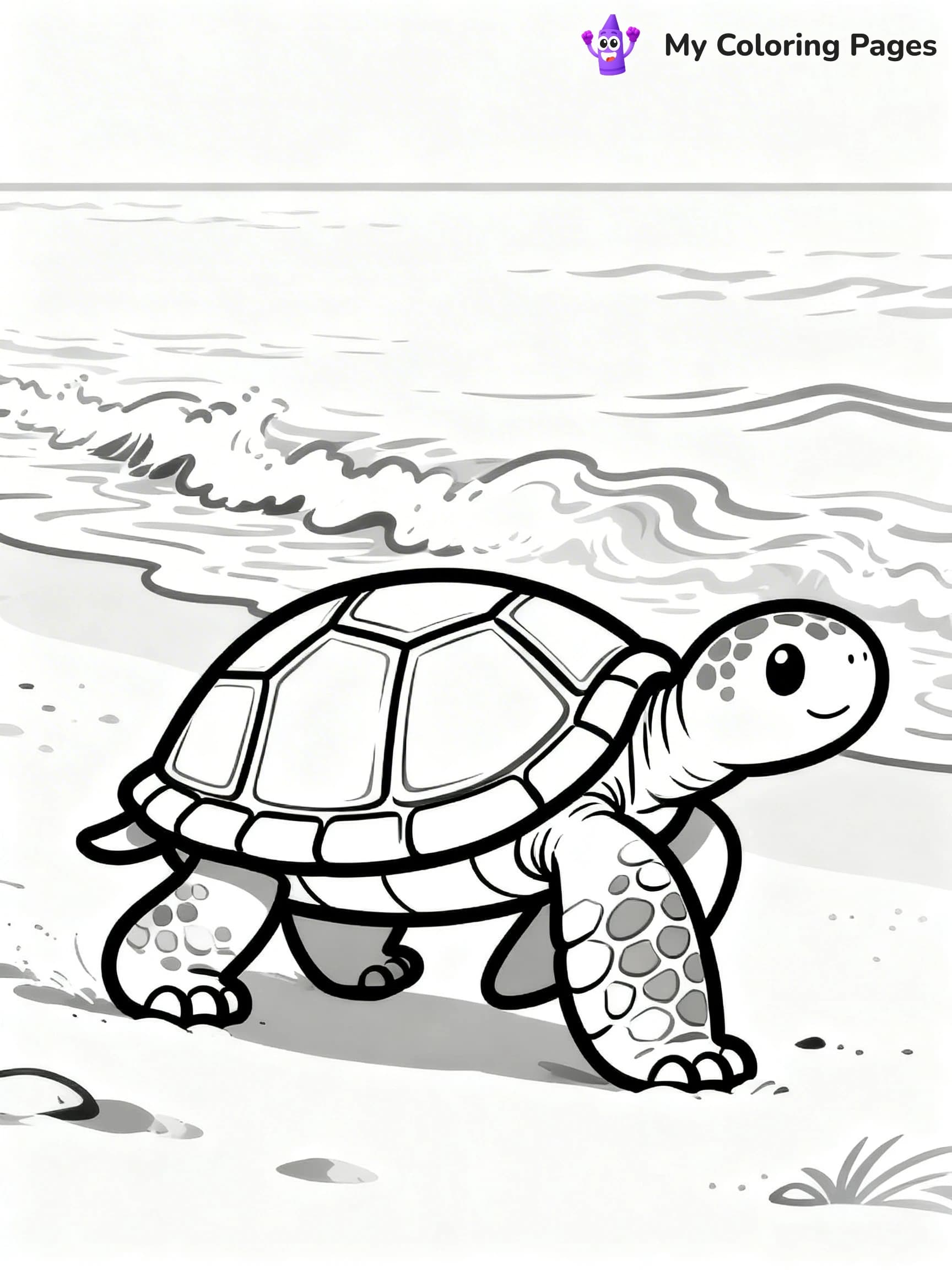 Easy Animal Coloring Pages - 15