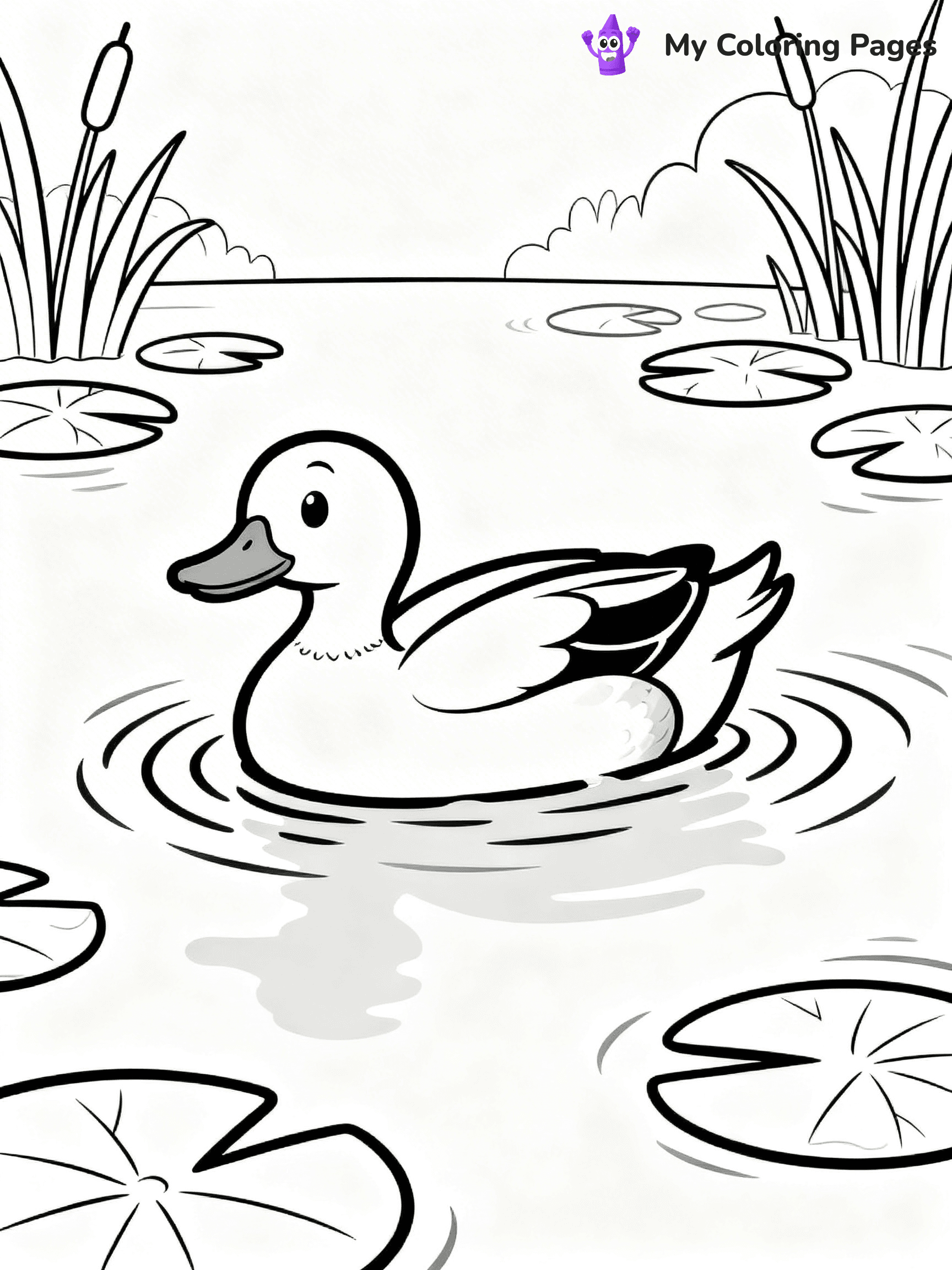 Easy Animal Coloring Pages - 14