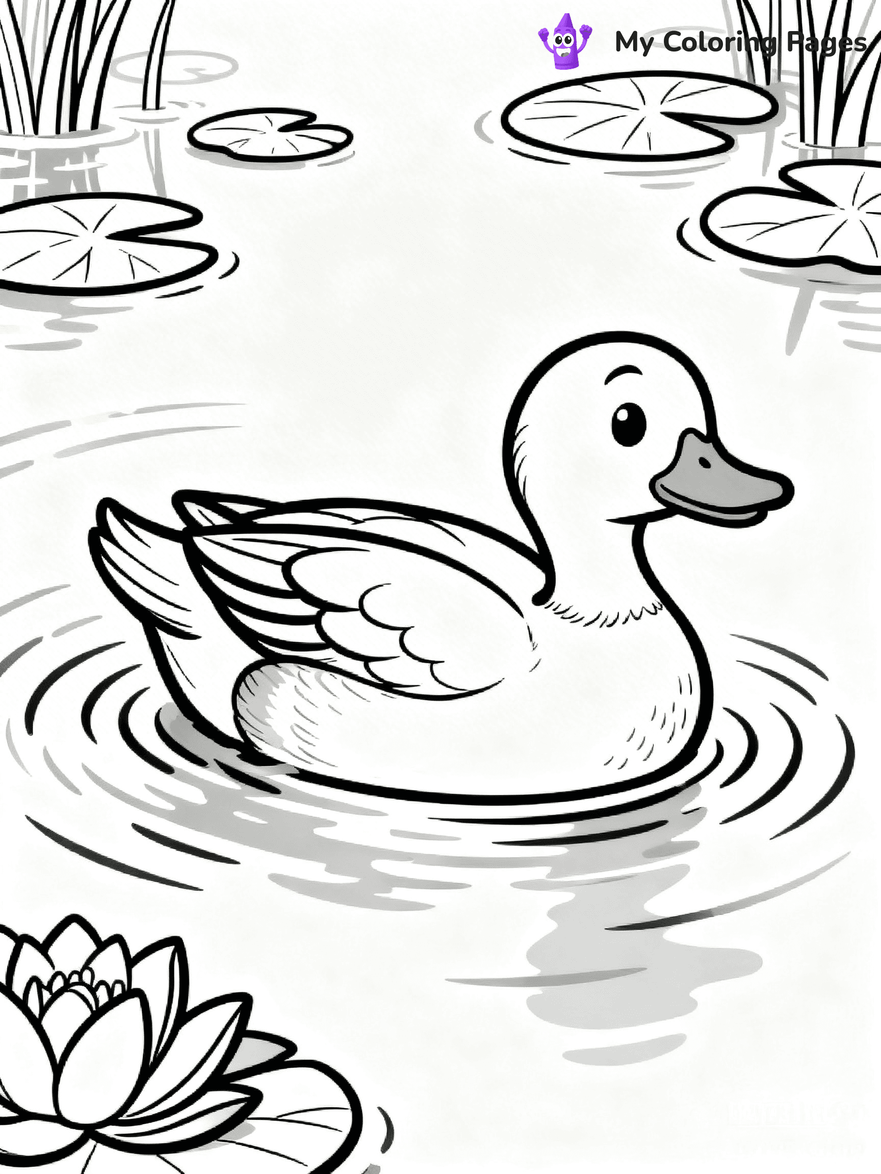 Easy Animal Coloring Pages - 13