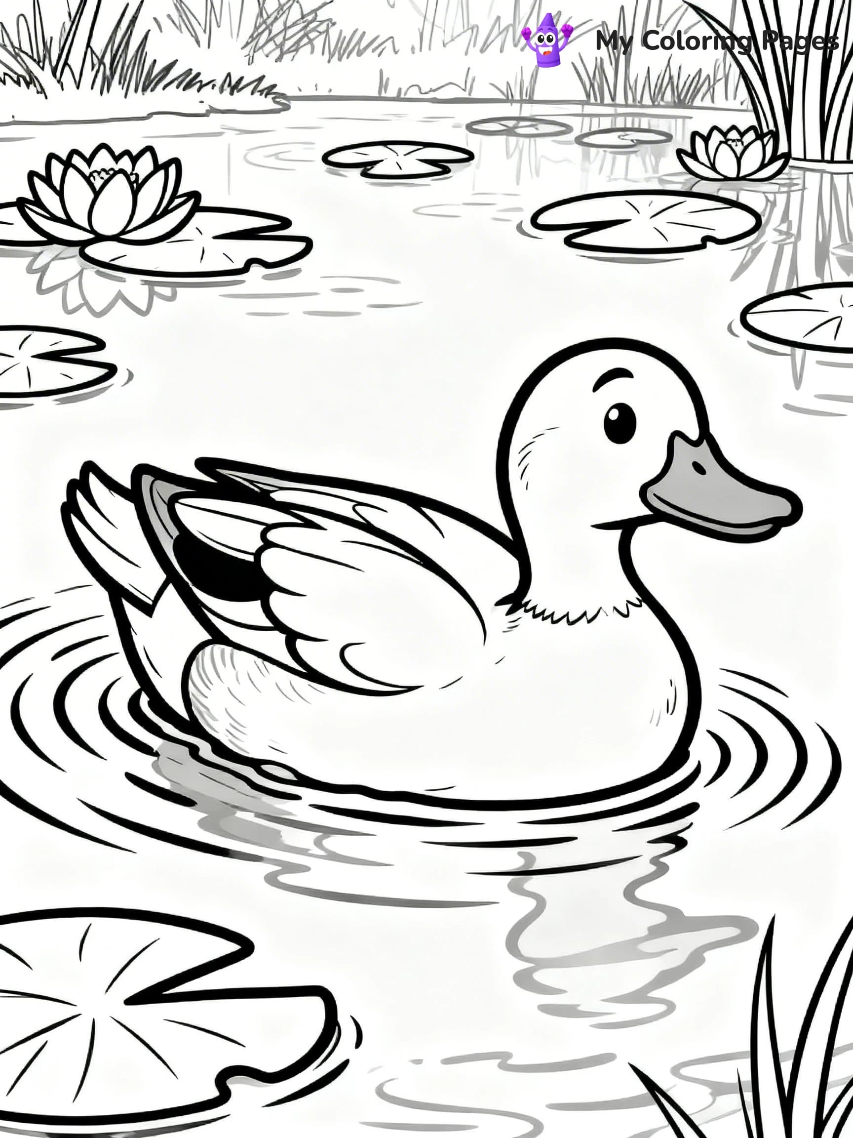 Easy Animal Coloring Pages - 11