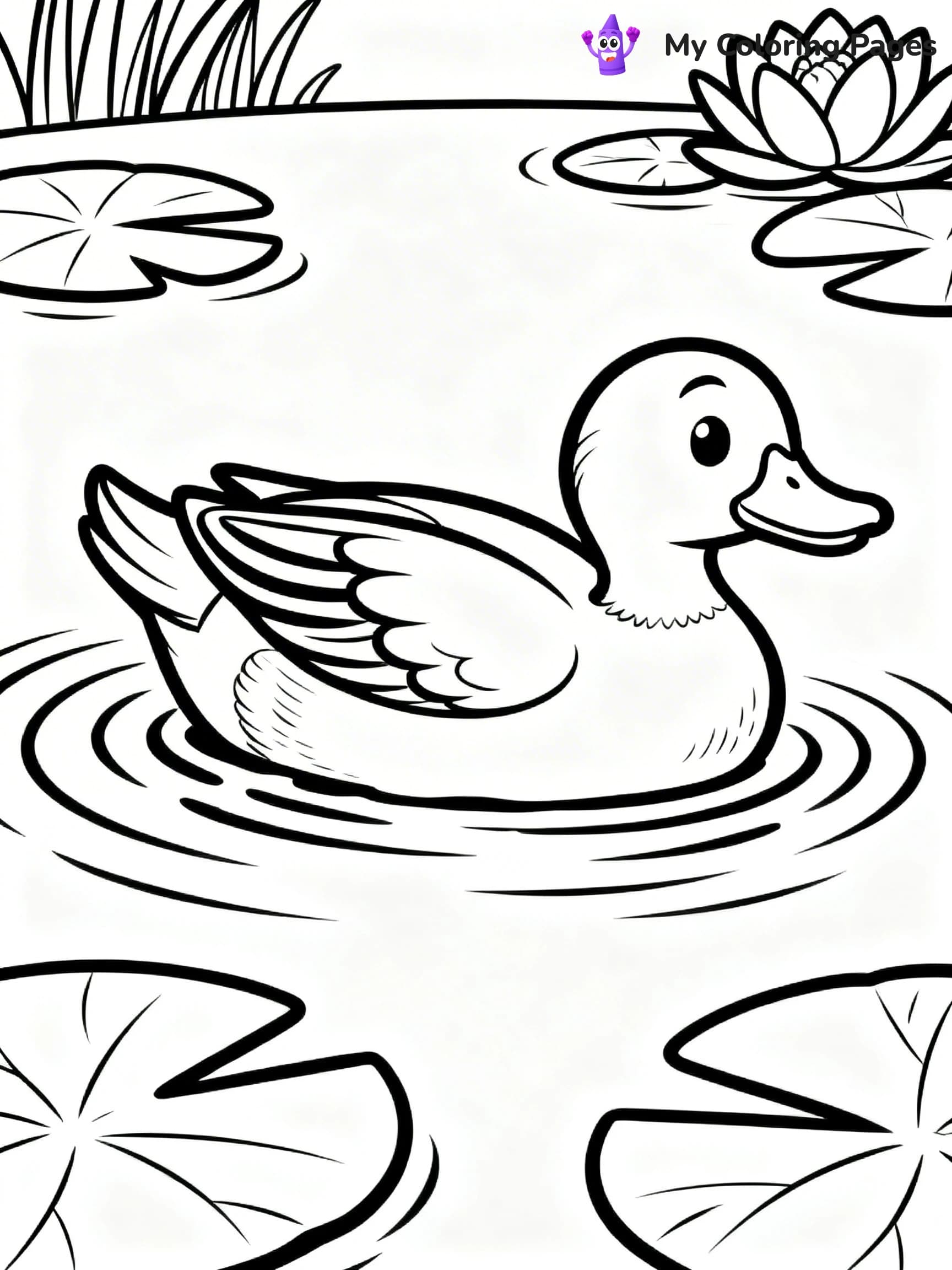 Easy Animal Coloring Pages - 8