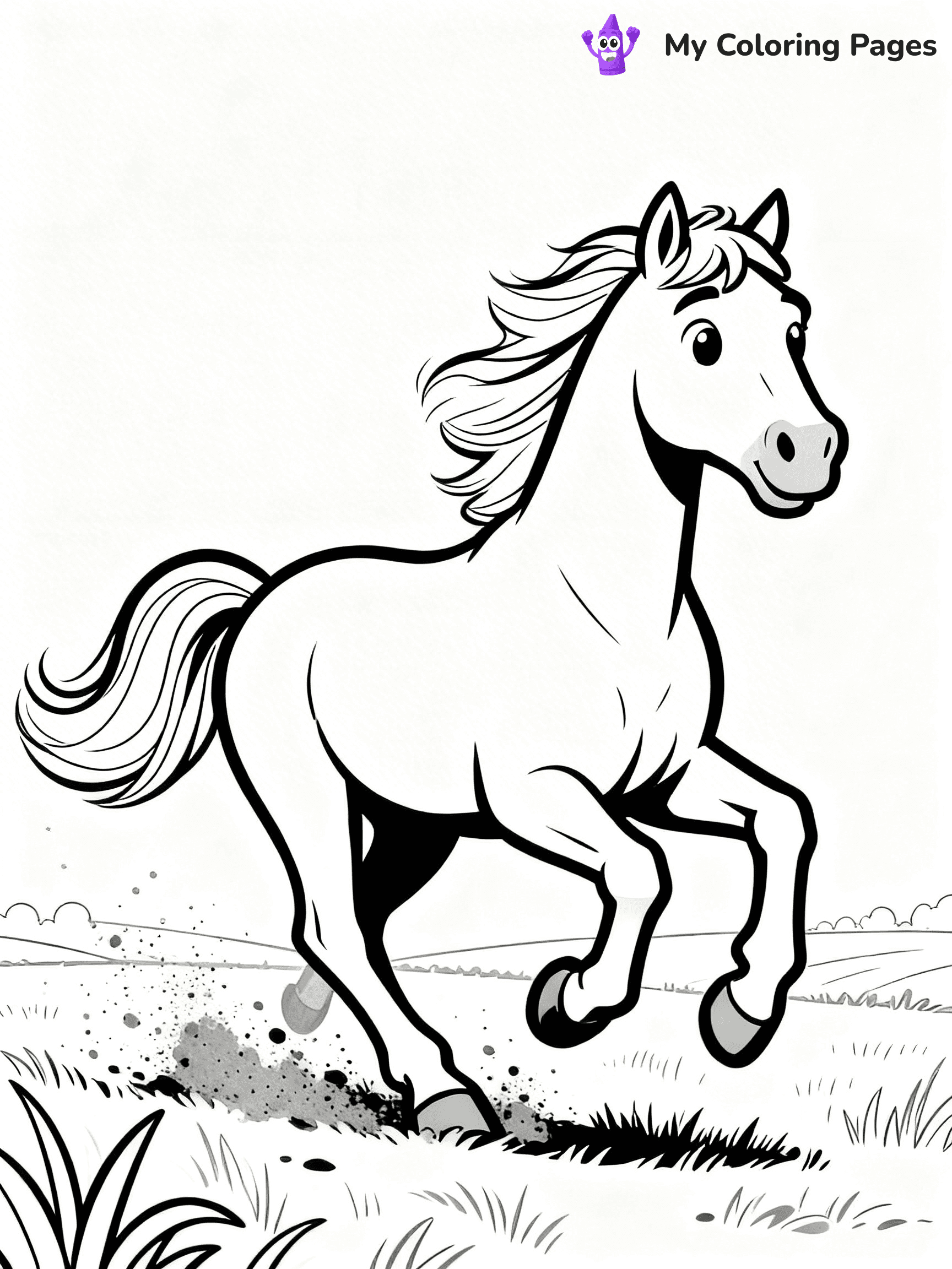 Easy Animal Coloring Pages - 6