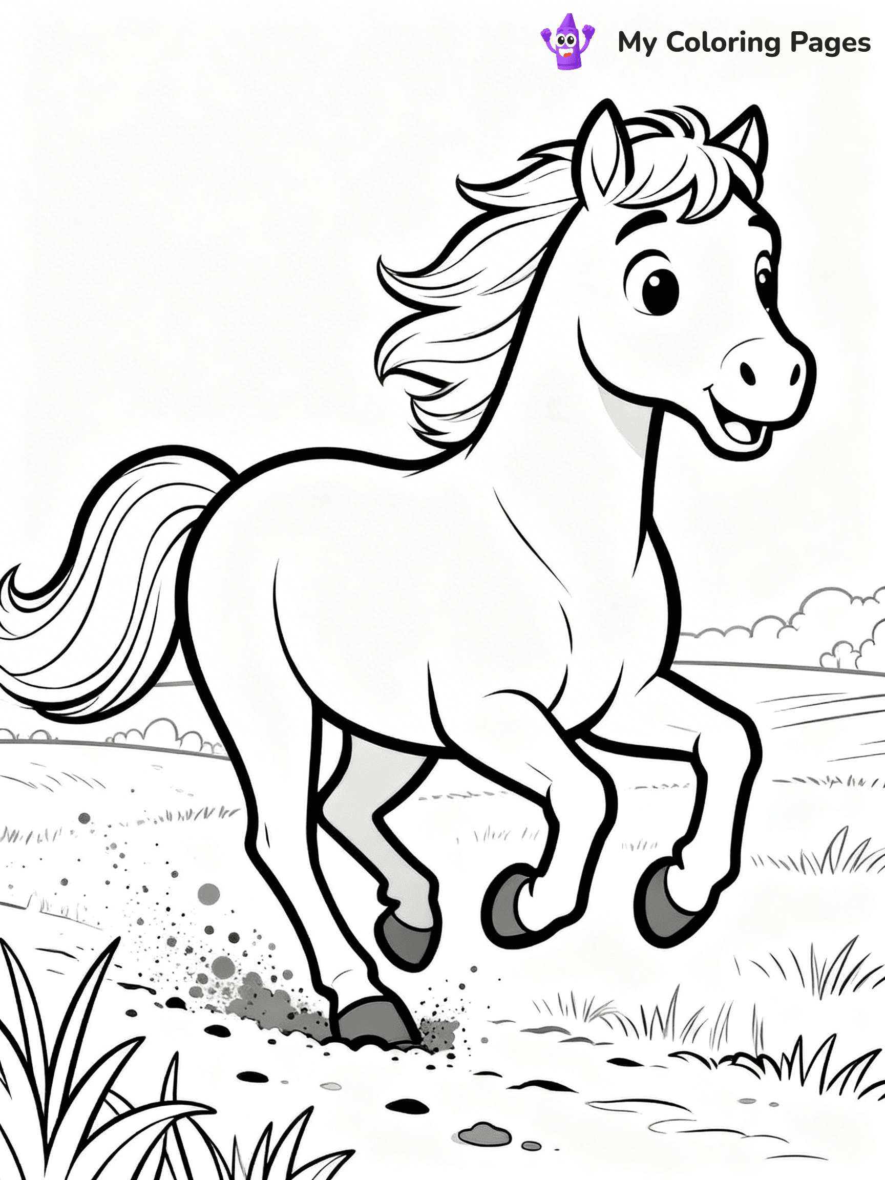 Easy Animal Coloring Pages - 5