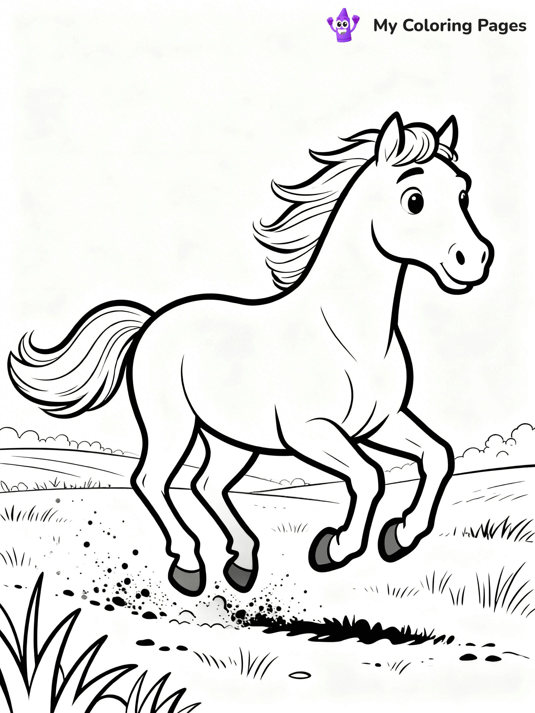 Easy Animal Coloring Pages - 4