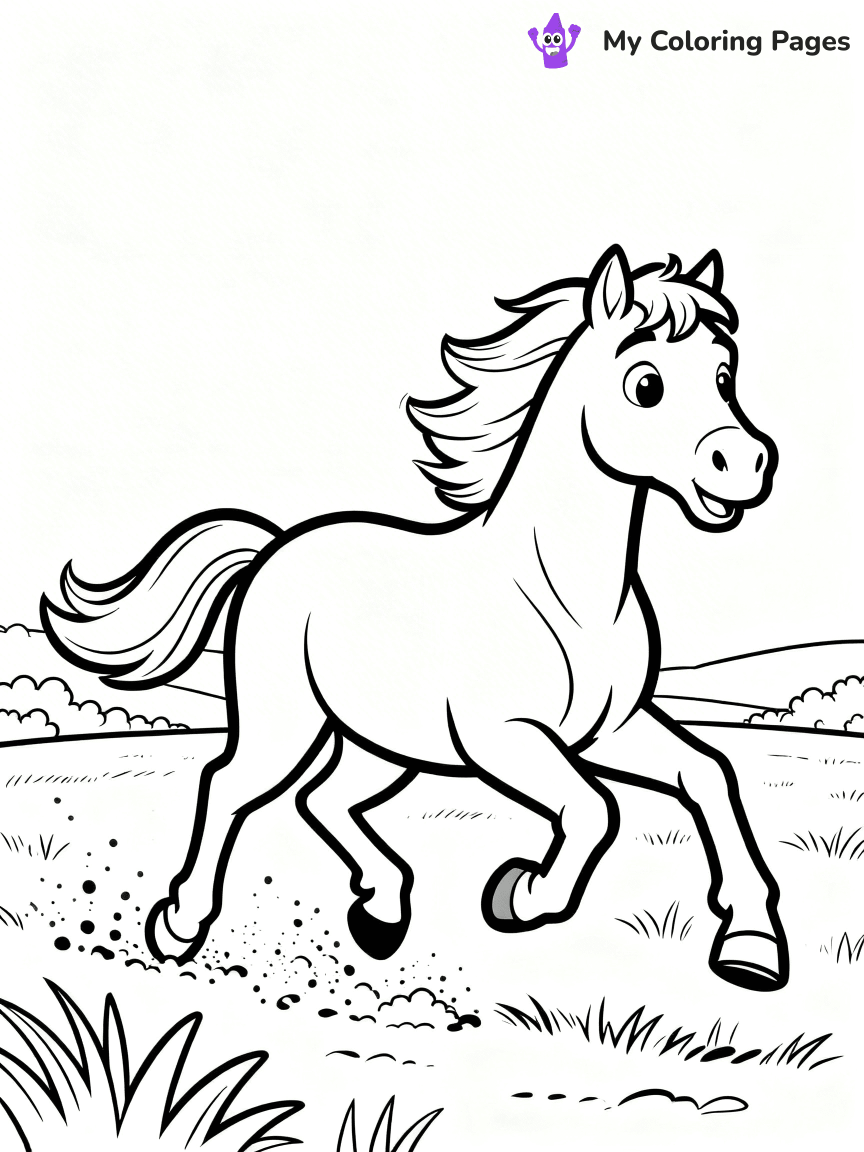 Easy Animal Coloring Pages - 2