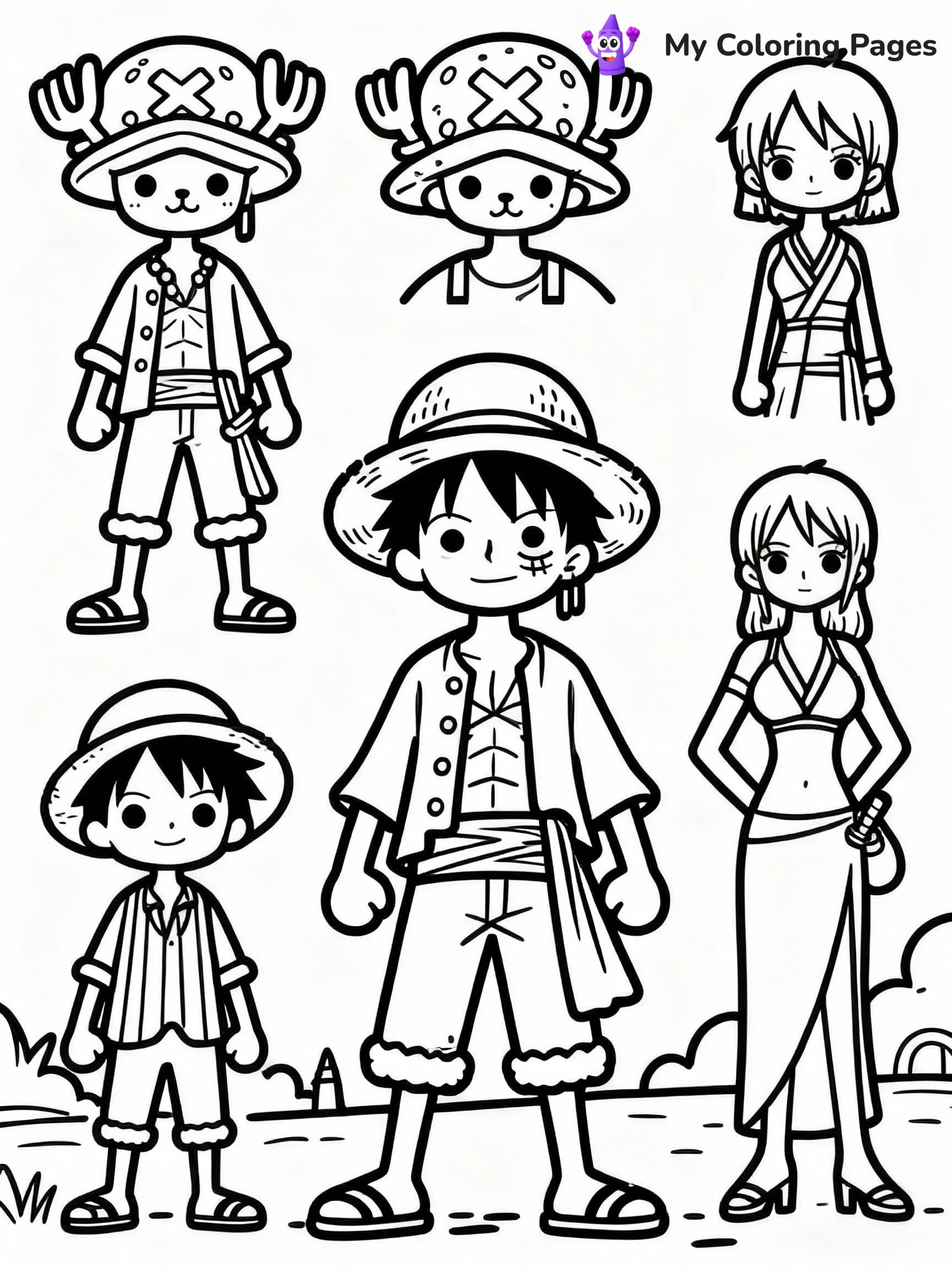 One Piece Coloring Pages - 24