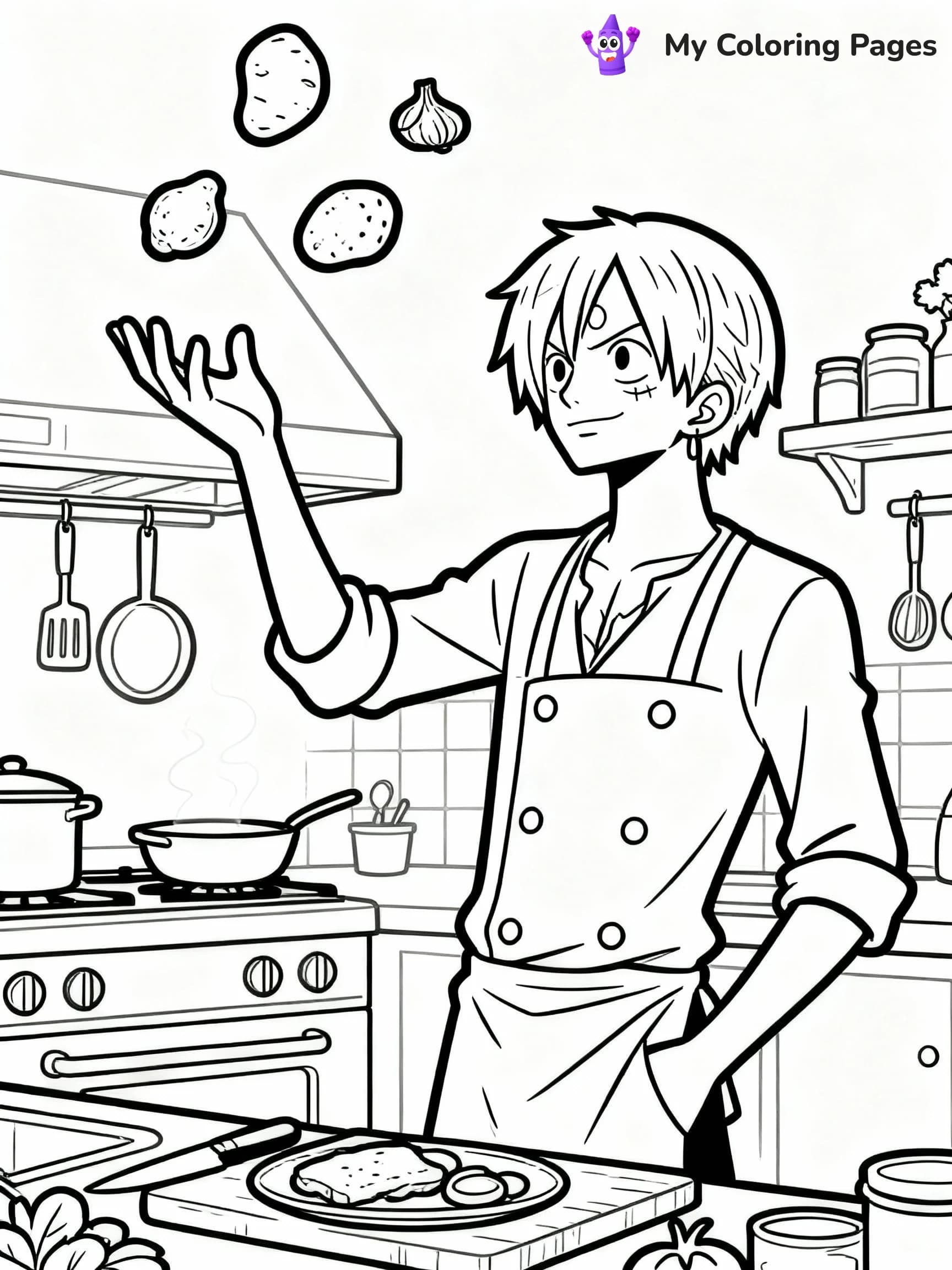 One Piece Coloring Pages - 9