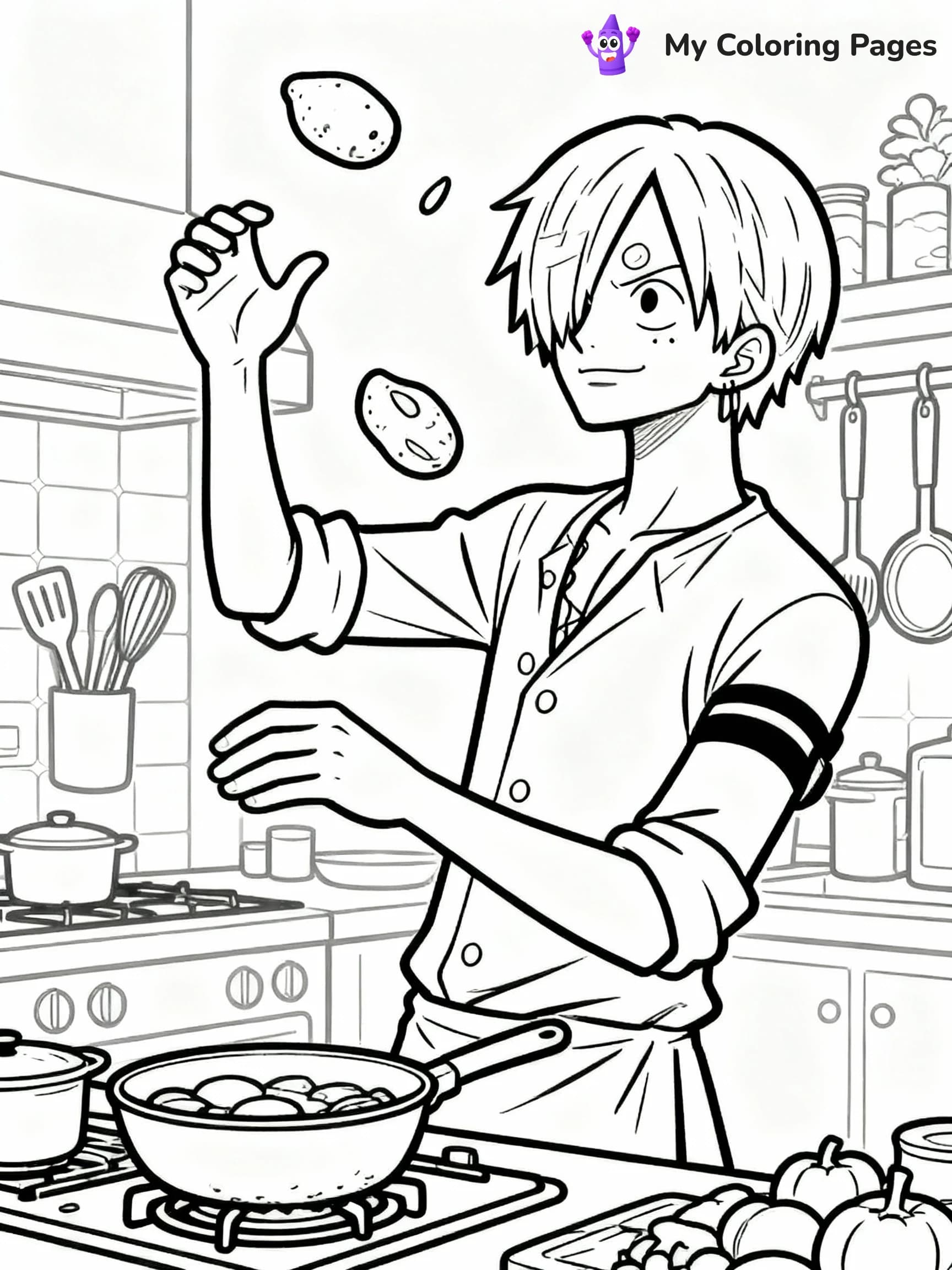 One Piece Coloring Pages - 8