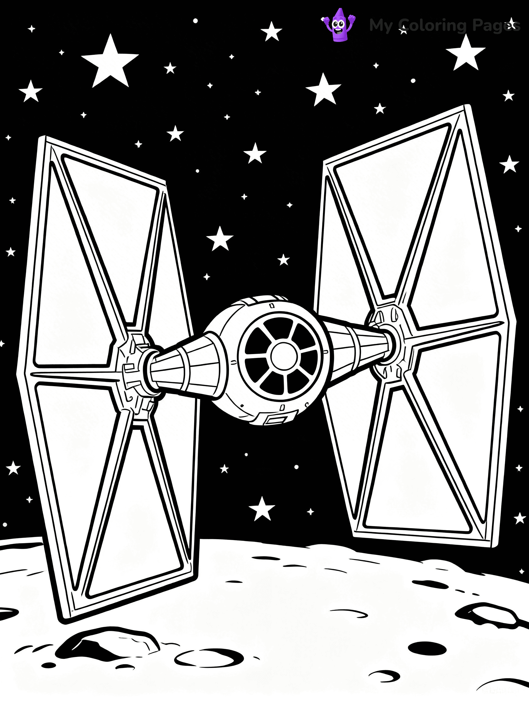 Star Wars Ship Coloring Pages - 23