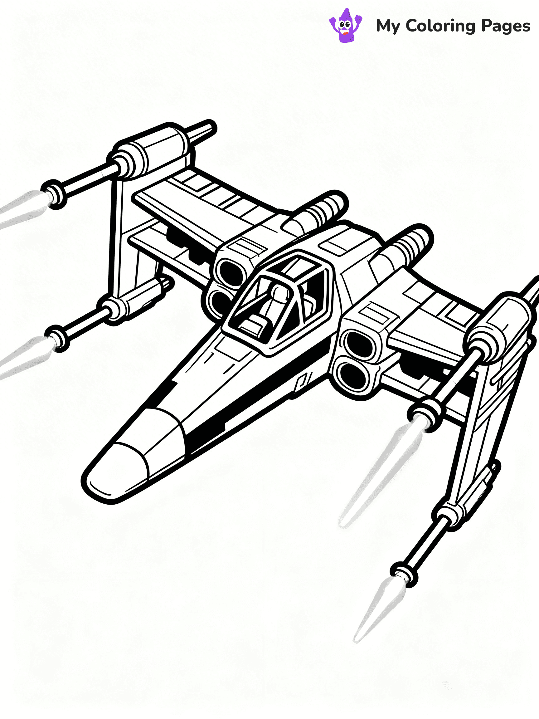 Star Wars Ship Coloring Pages - 16