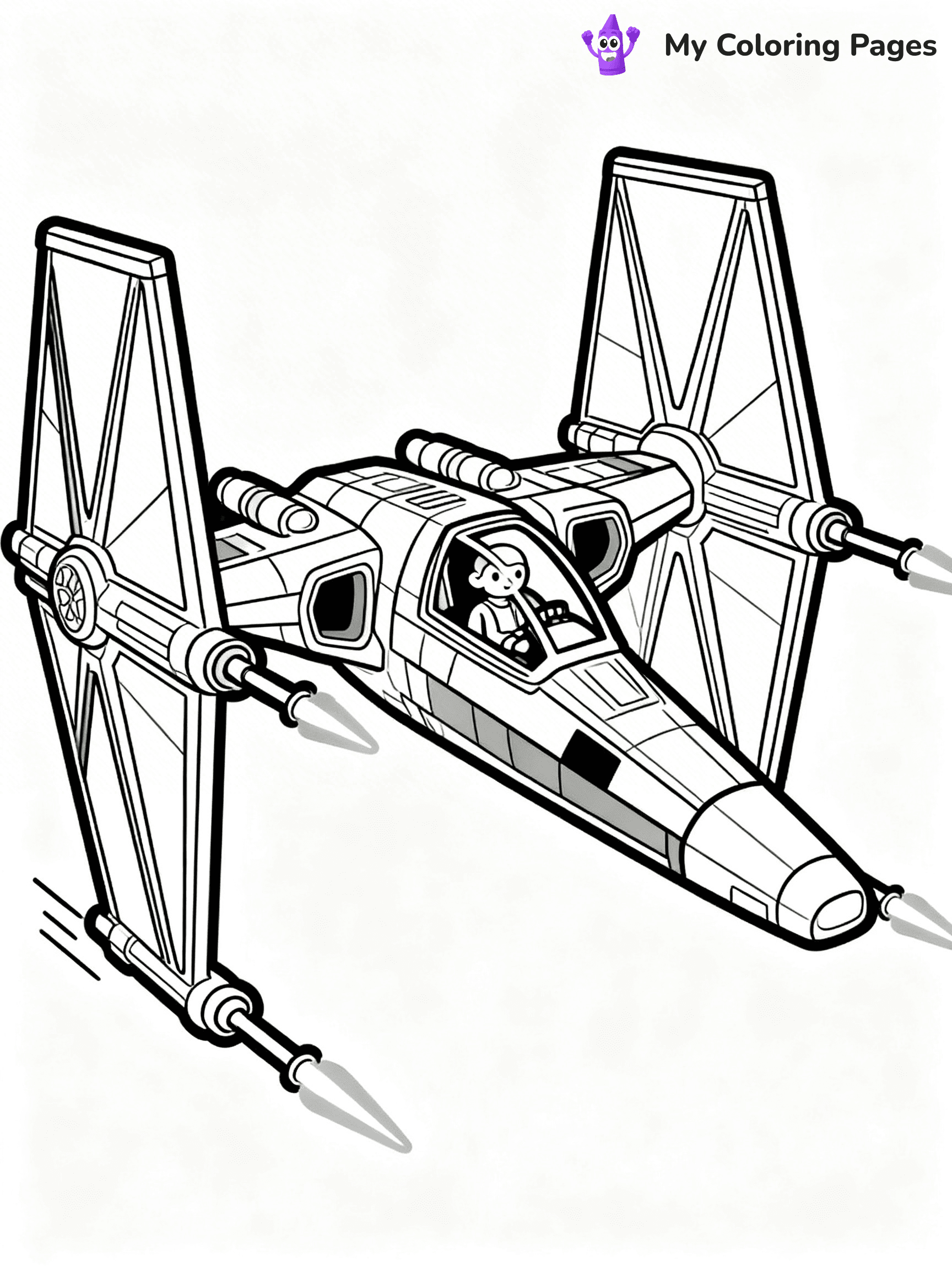 Star Wars Ship Coloring Pages - 15