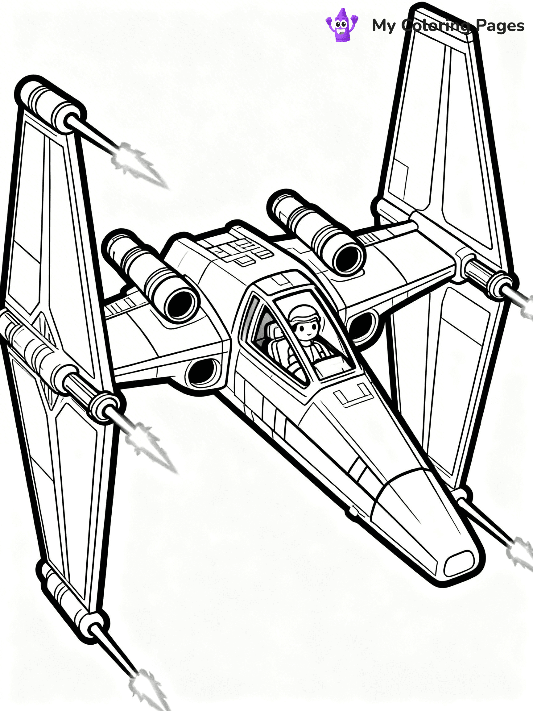 Star Wars Ship Coloring Pages - 14