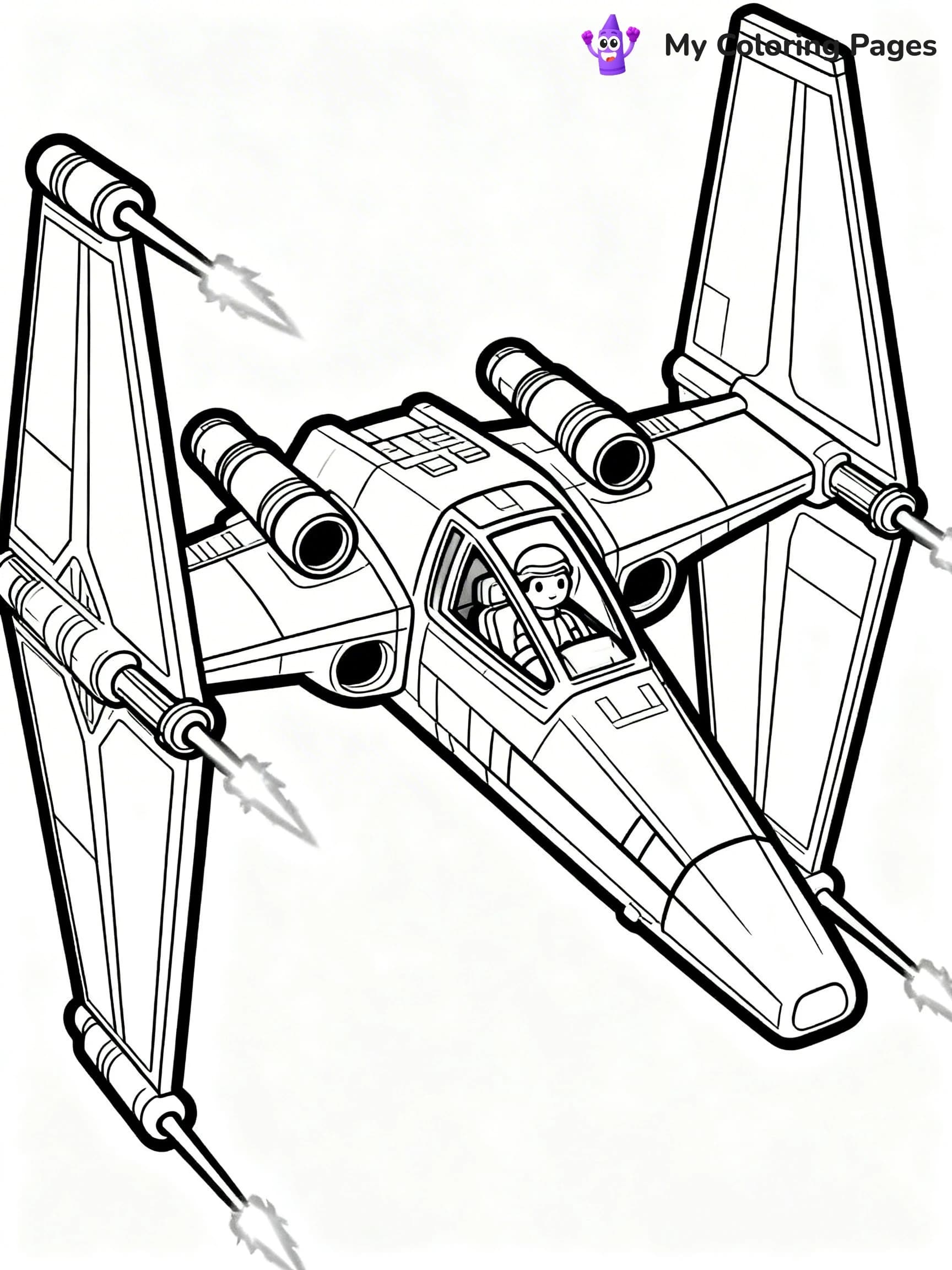 Star Wars Ship Coloring Pages - 14
