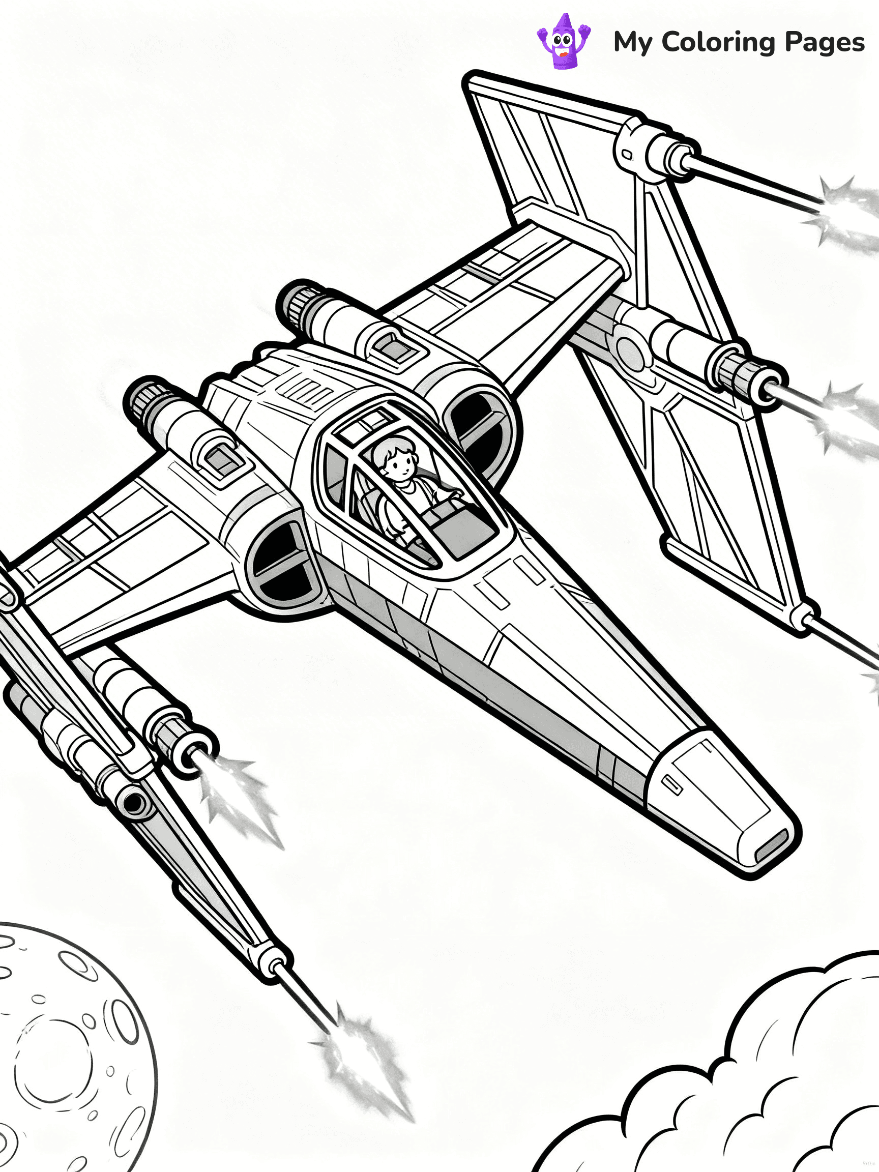 Star Wars Ship Coloring Pages - 13