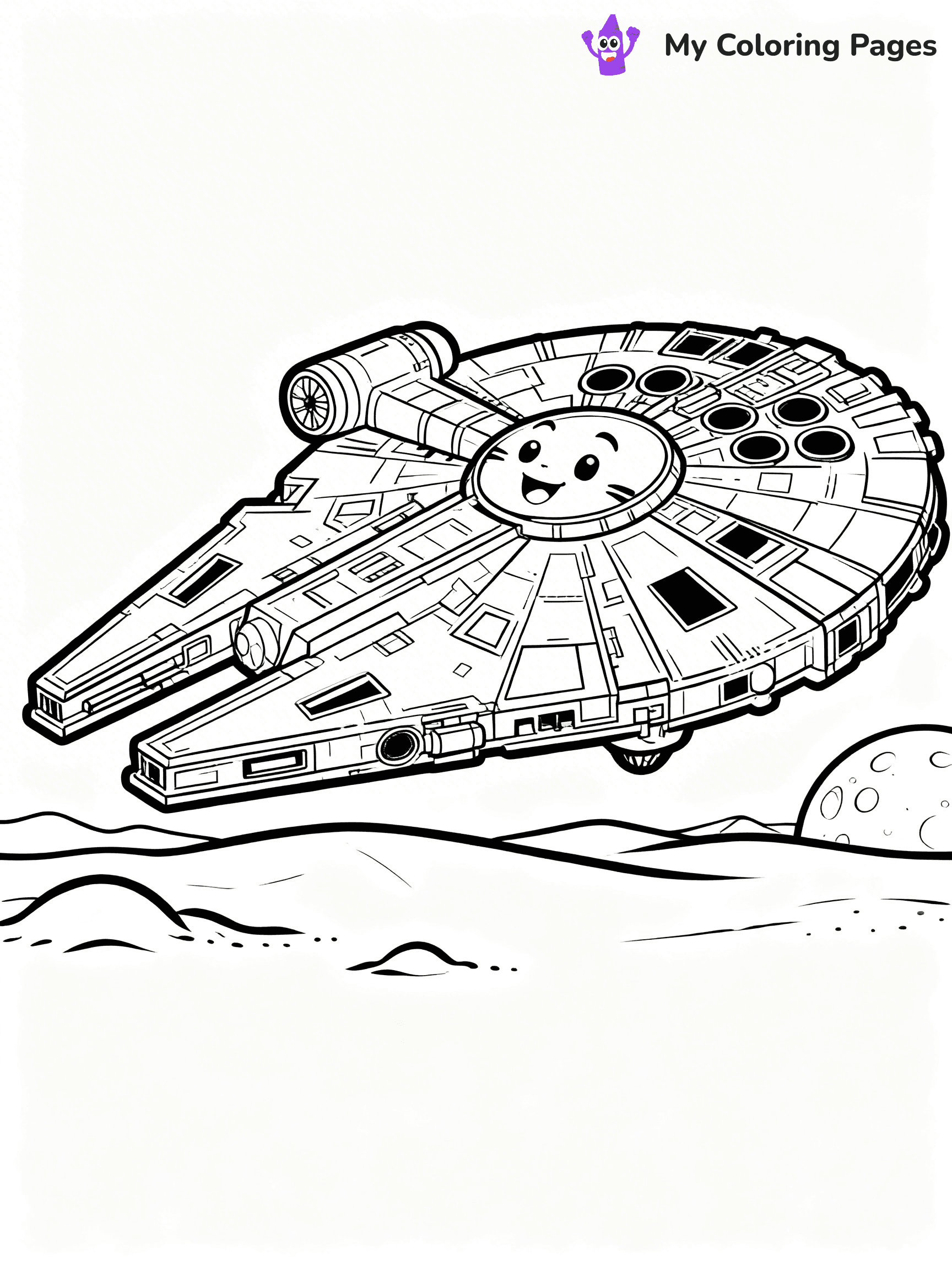 Star Wars Ship Coloring Pages - 10