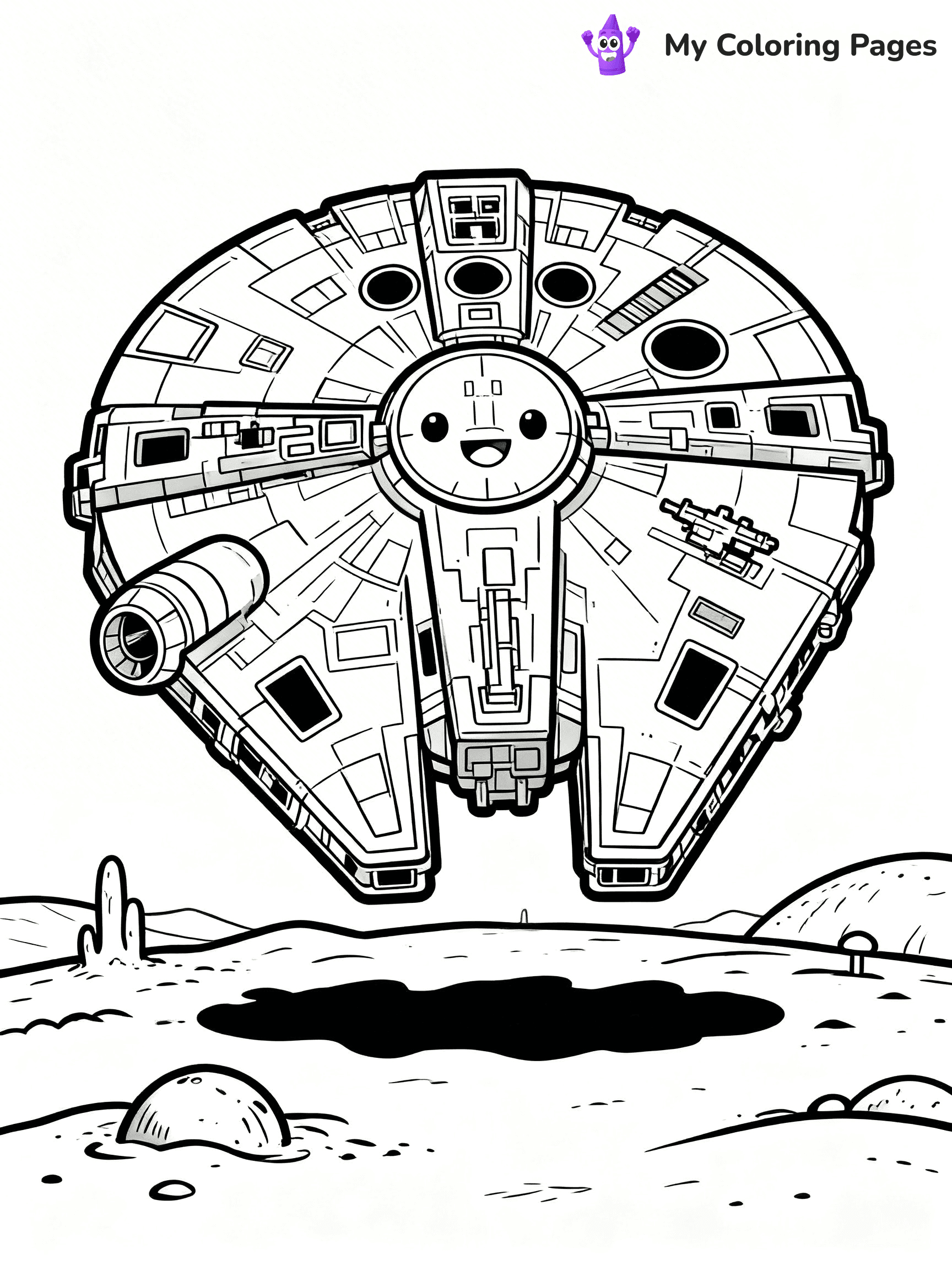 Star Wars Ship Coloring Pages - 9