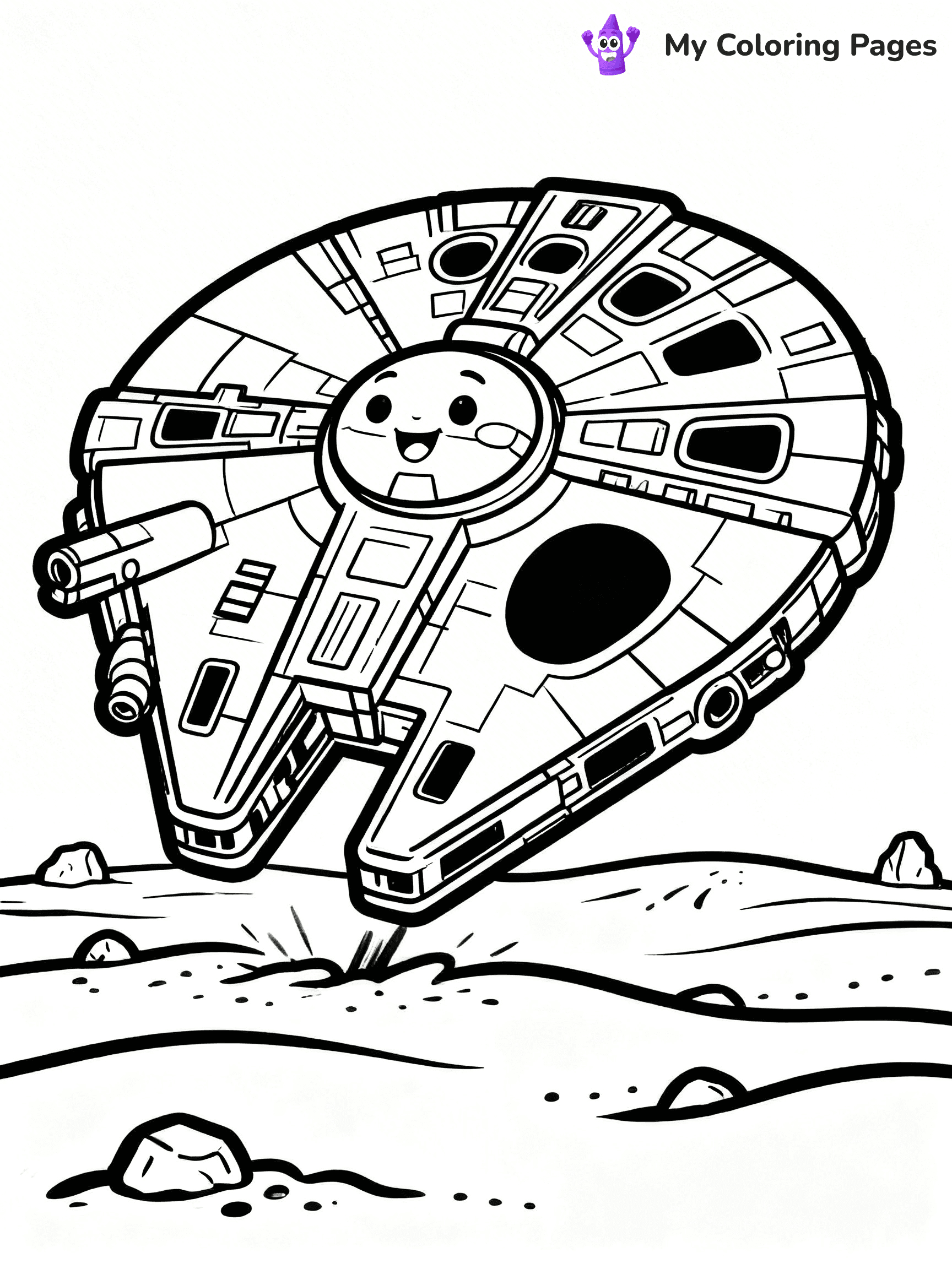 Star Wars Ship Coloring Pages - 8