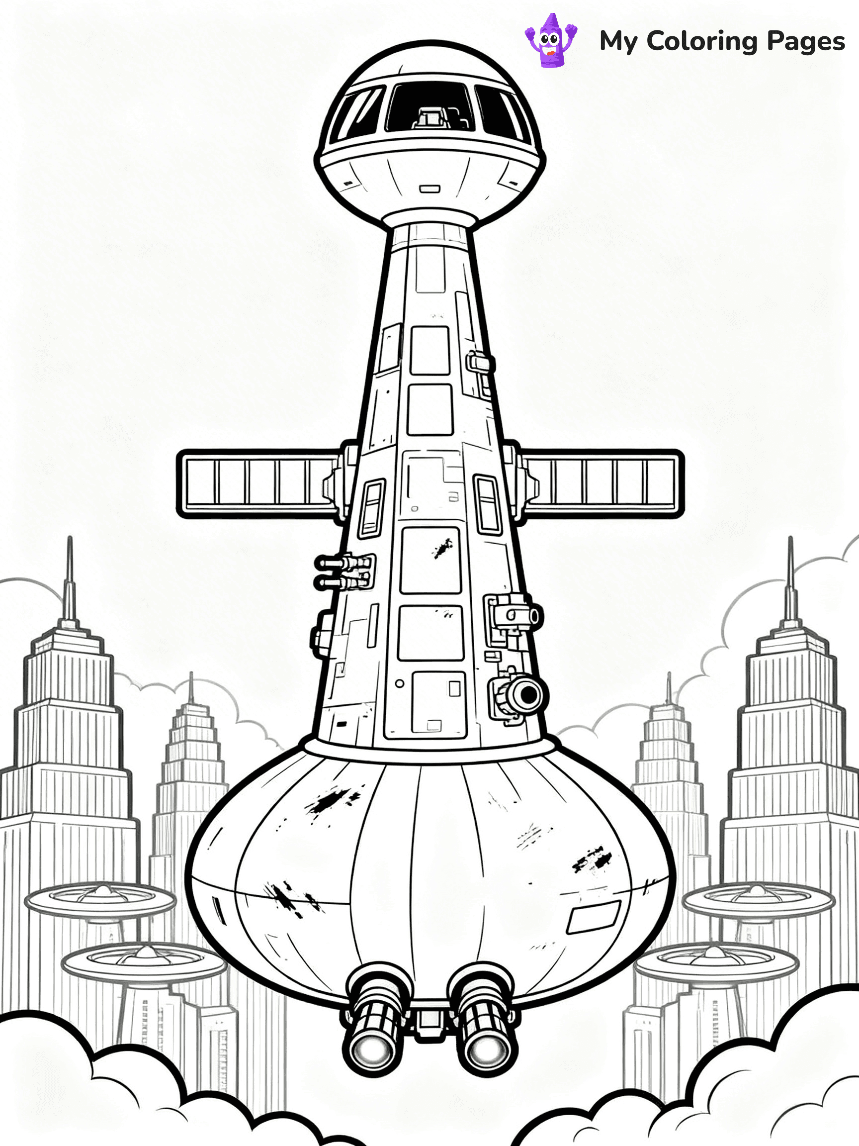 Star Wars Ship Coloring Pages - 5