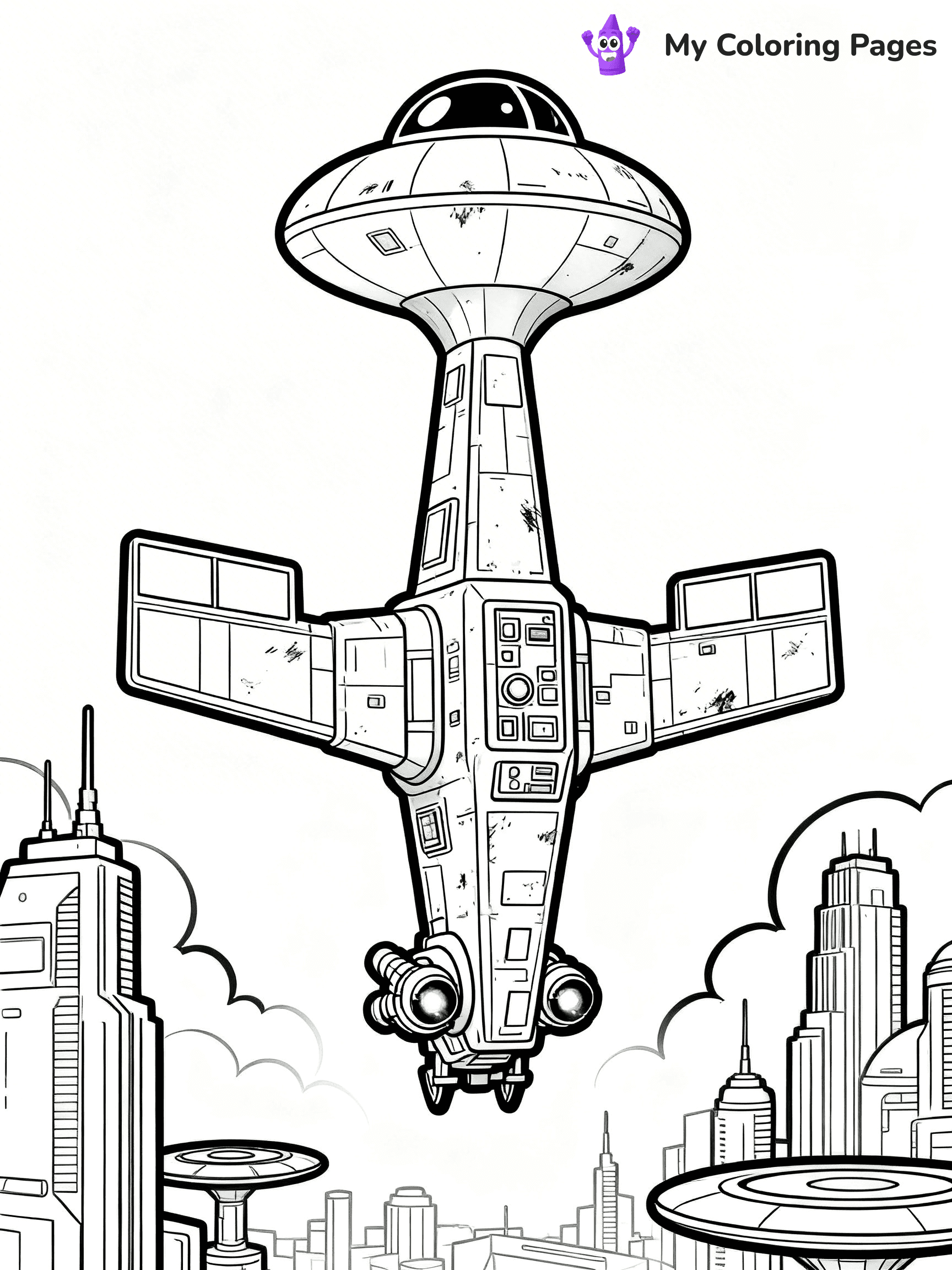 Star Wars Ship Coloring Pages - 4