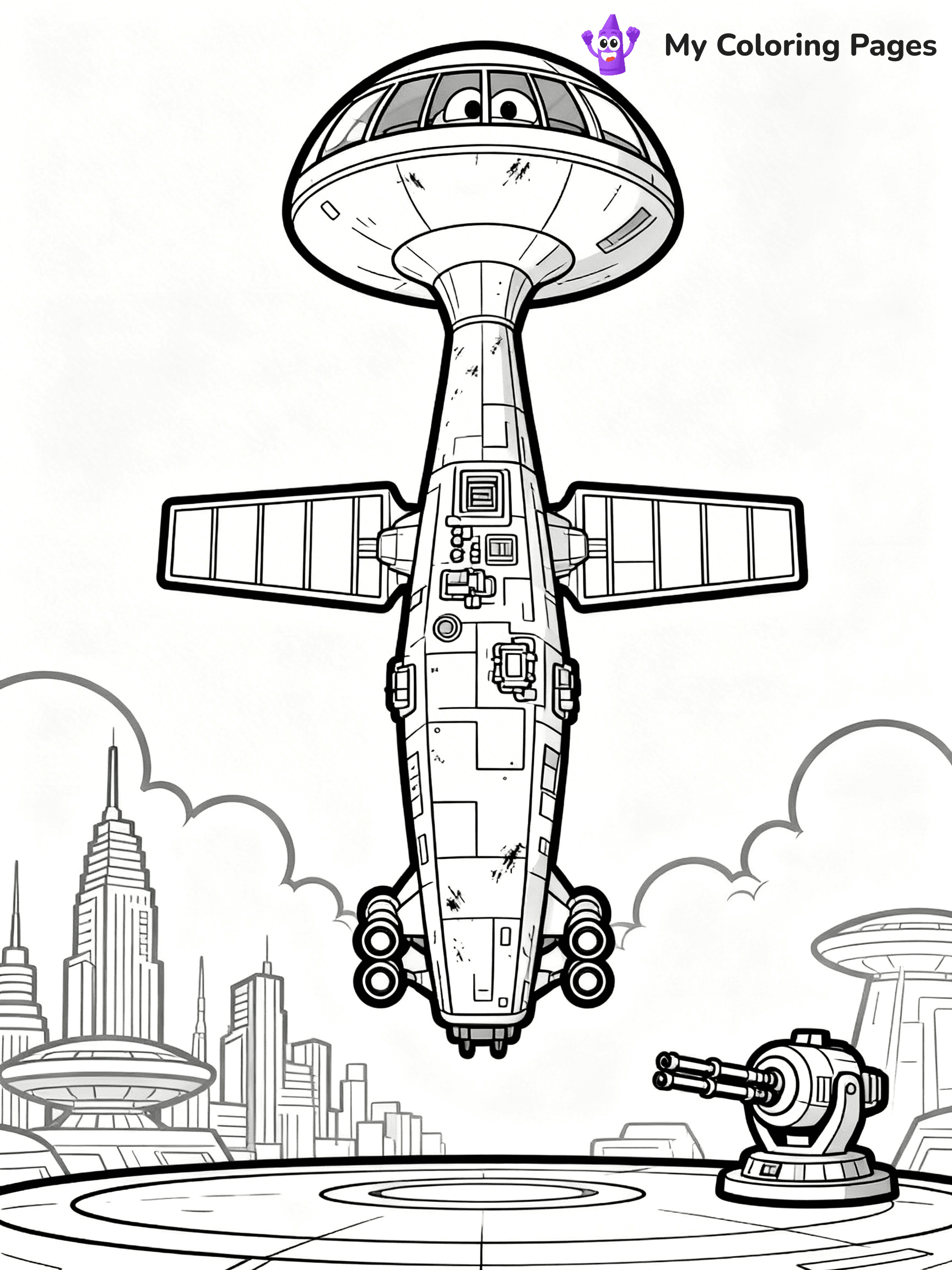 Star Wars Ship Coloring Pages - 2