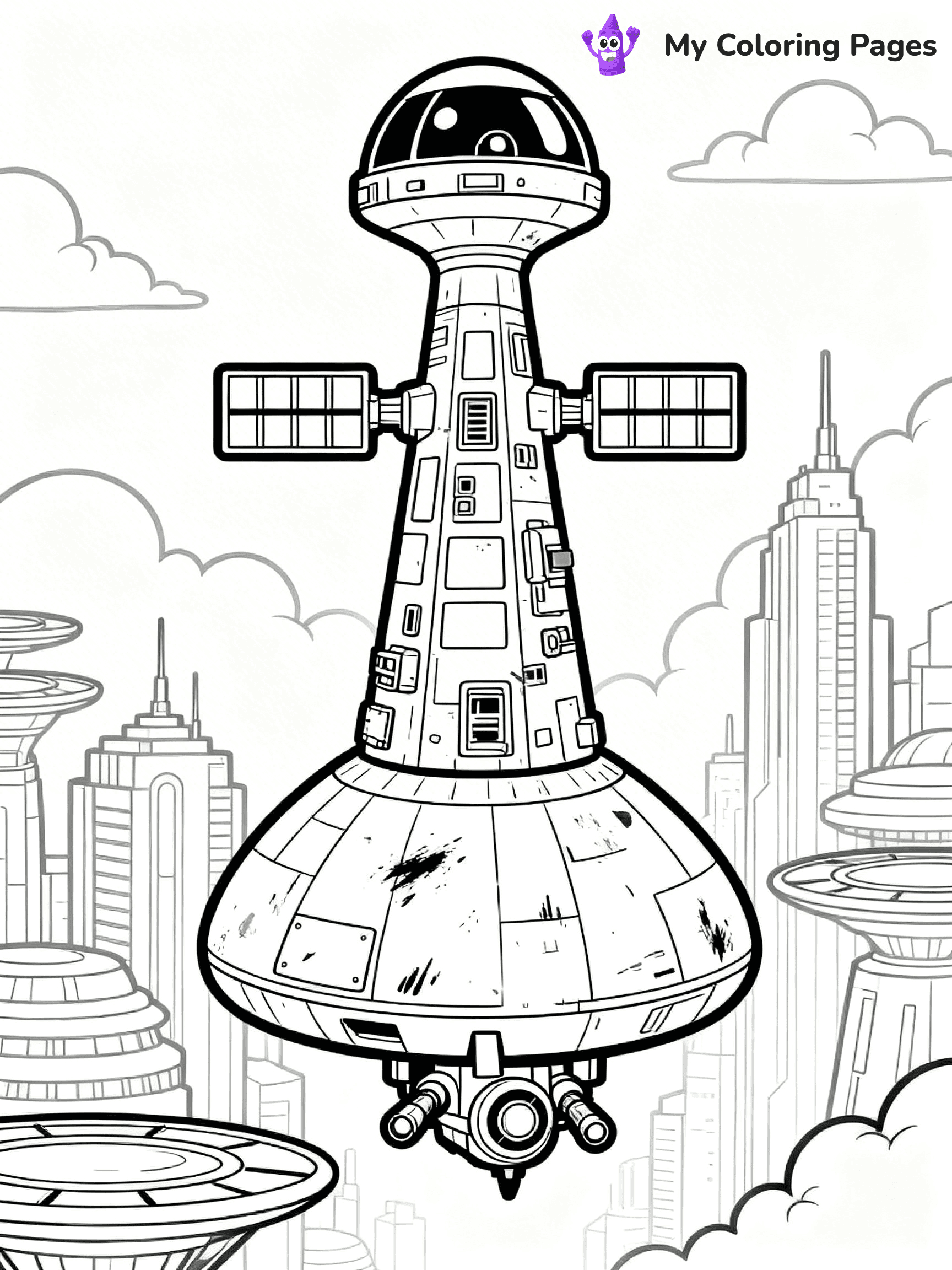 Star Wars Ship Coloring Pages - 1