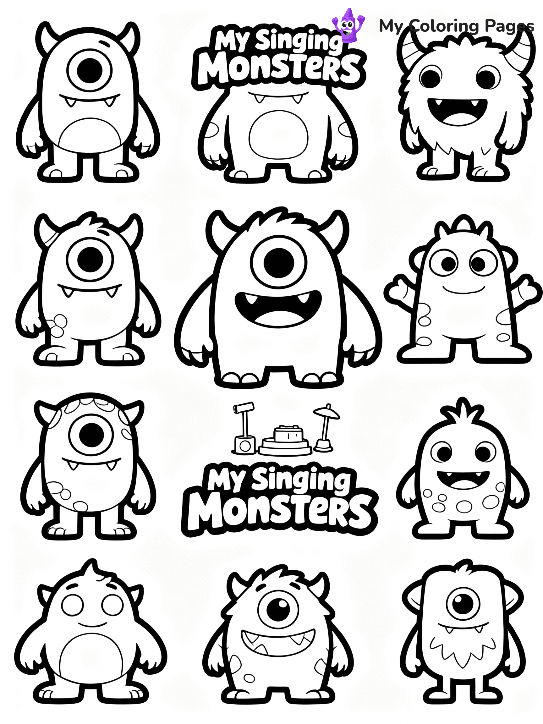 My Singing Monsters Coloring Pages - 12