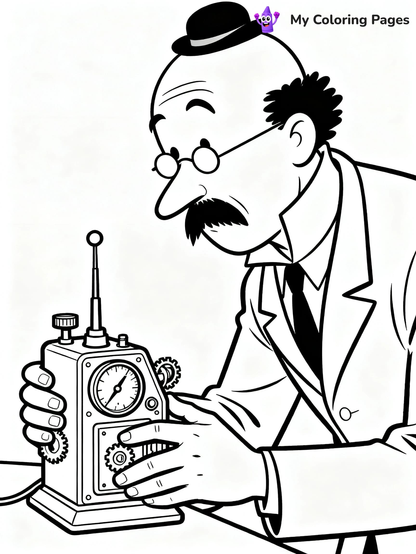 Tintin Coloring Pages - 20
