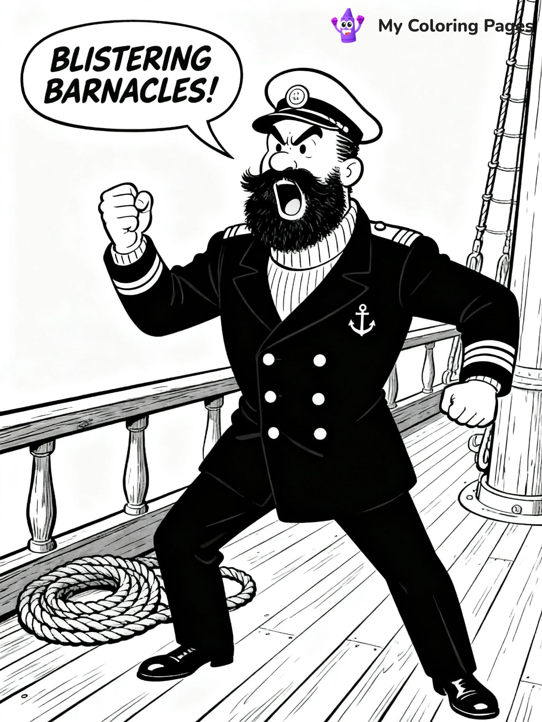 Tintin Coloring Pages - 19