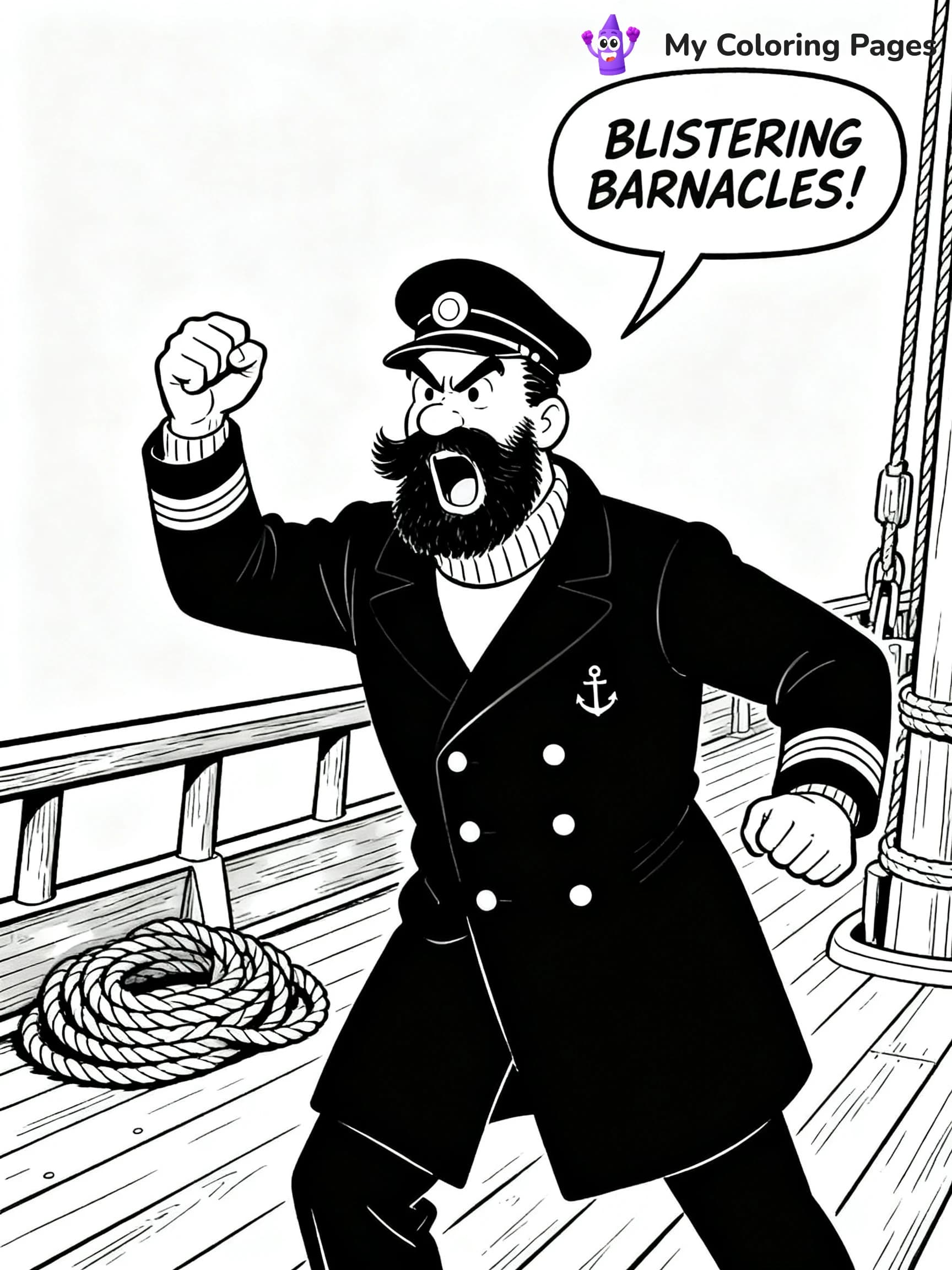 Tintin Coloring Pages - 18