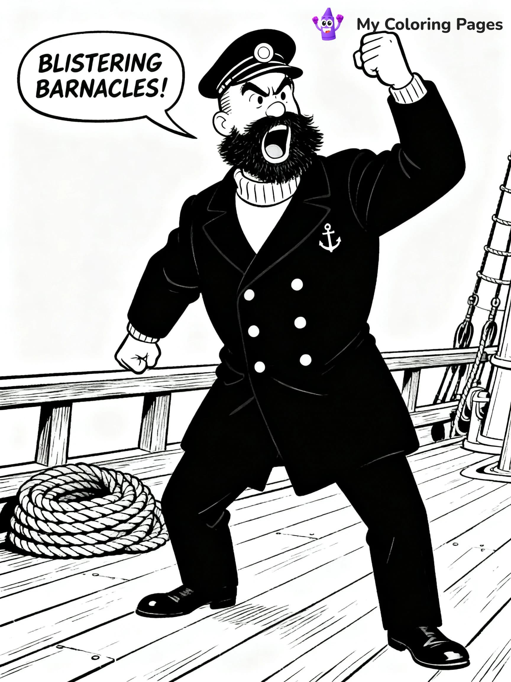 Tintin Coloring Pages - 17